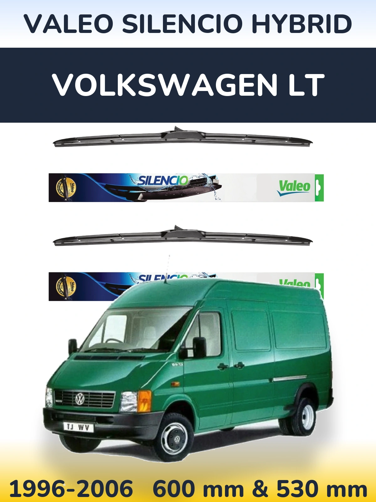 Ștergătoare Valeo Silencio Hybrid pentru Volkswagen LT