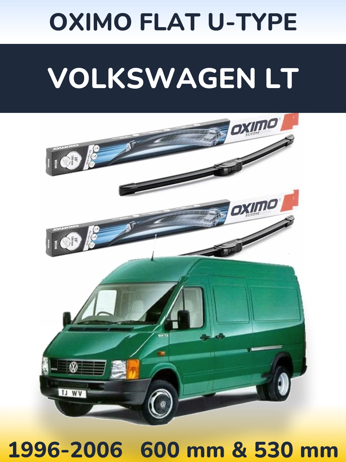 Ștergătoare Oximo Flat U-type pentru Volkswagen LT