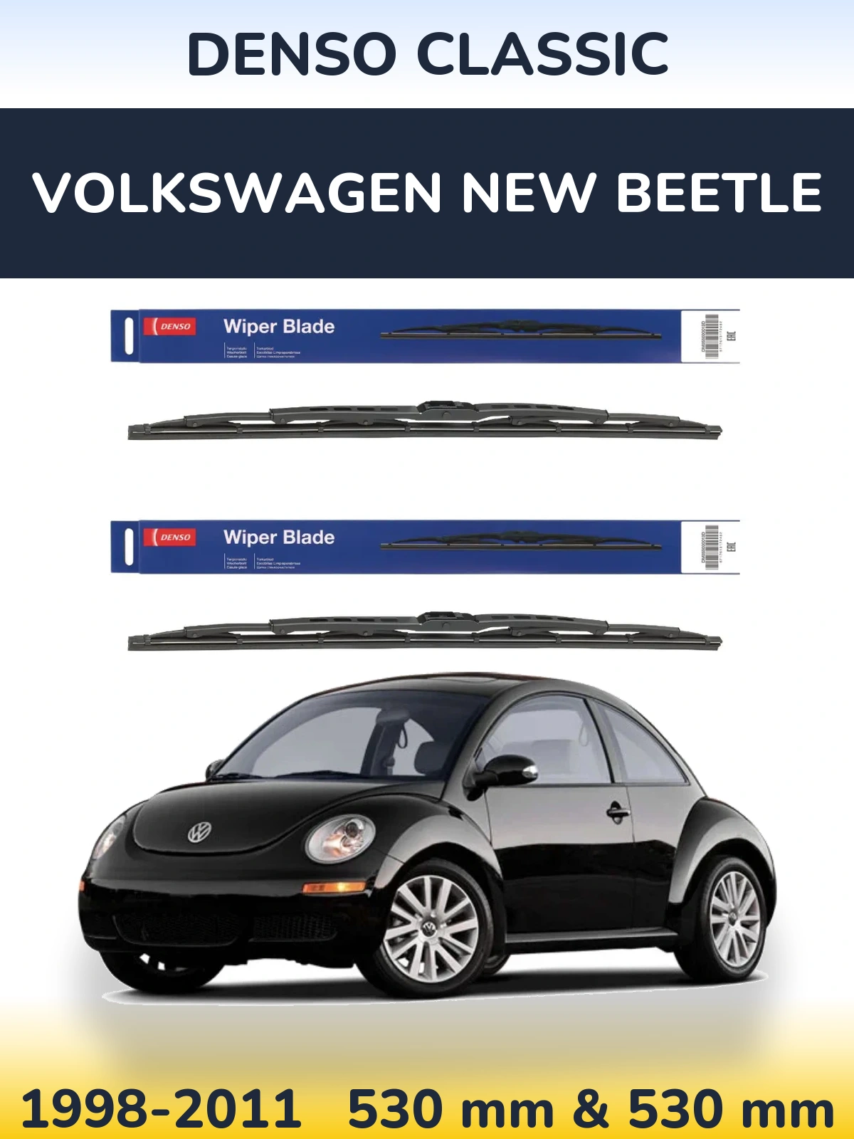 Ștergătoare Denso Classic pentru Volkswagen New Beetle