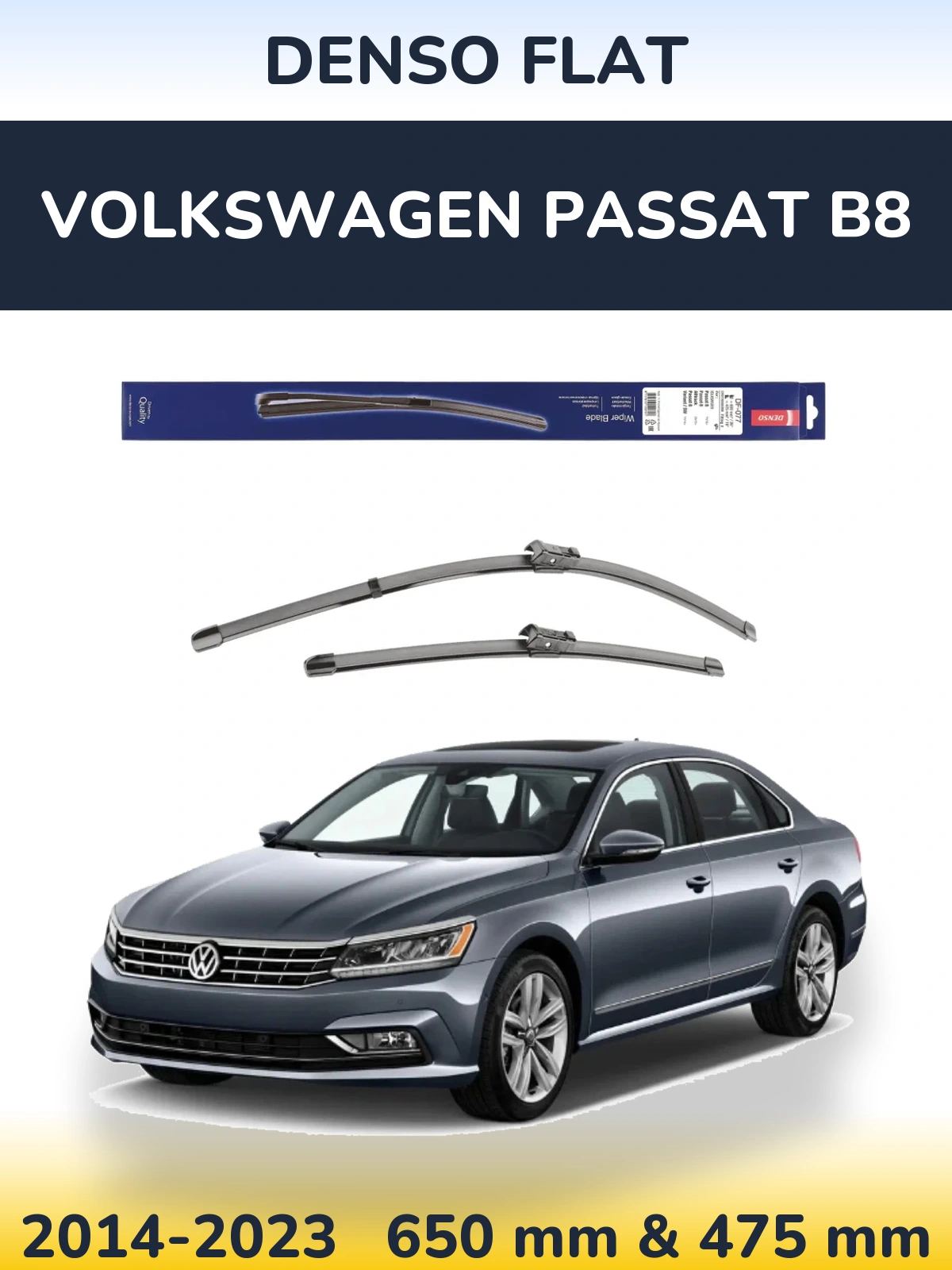Ștergătoare Denso Flat pentru Volkswagen Passat B8