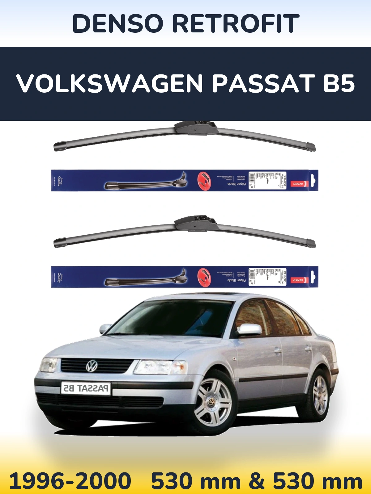 Ștergătoare Denso Retrofit pentru Volkswagen Passat B5