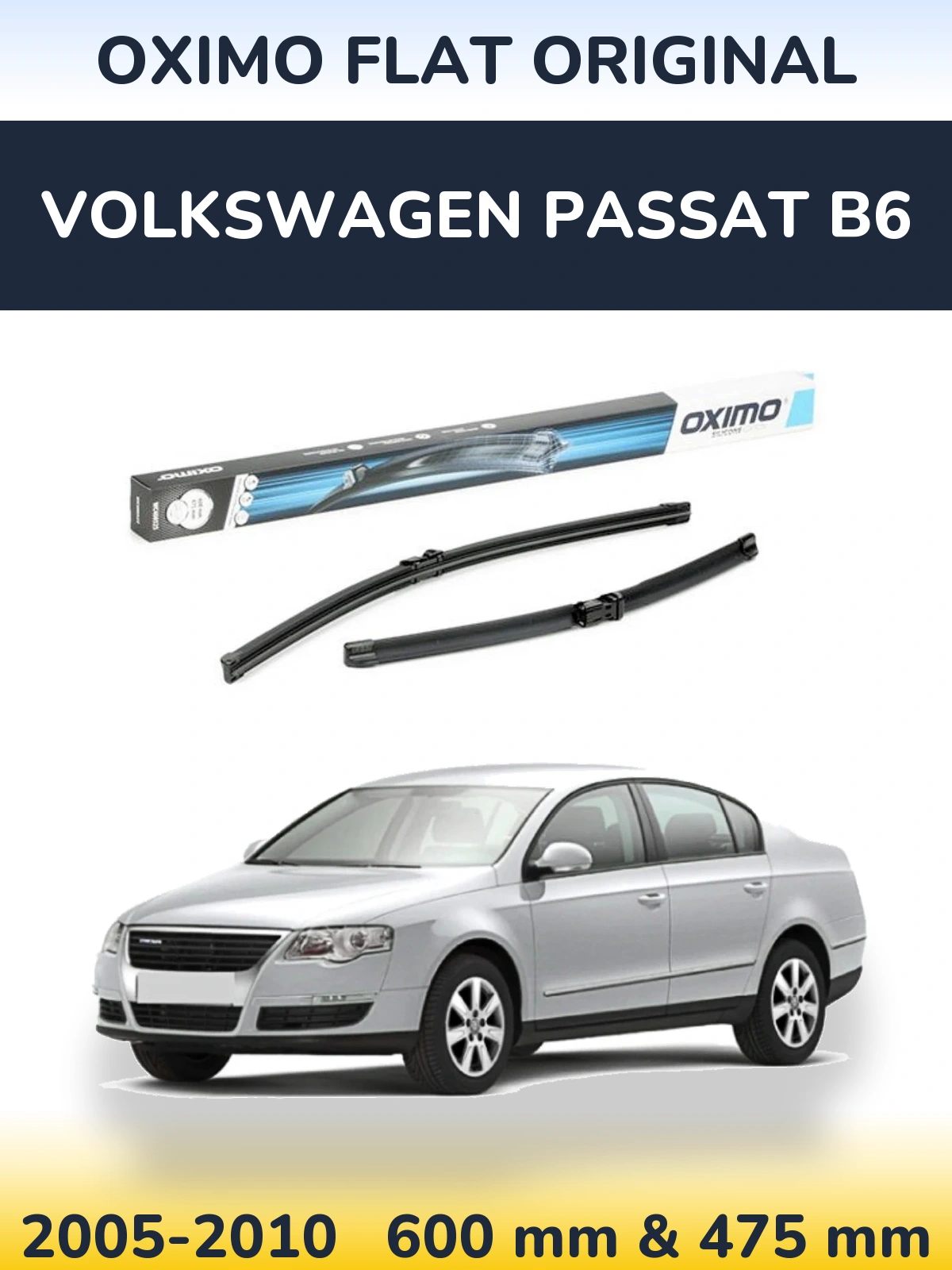 Ștergătoare Oximo Flat Original pentru Volkswagen Passat B6