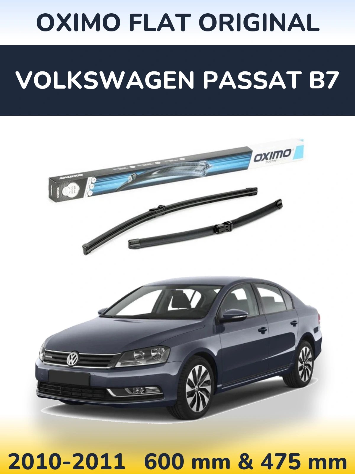 Ștergătoare Oximo Flat Original pentru Volkswagen Passat B7