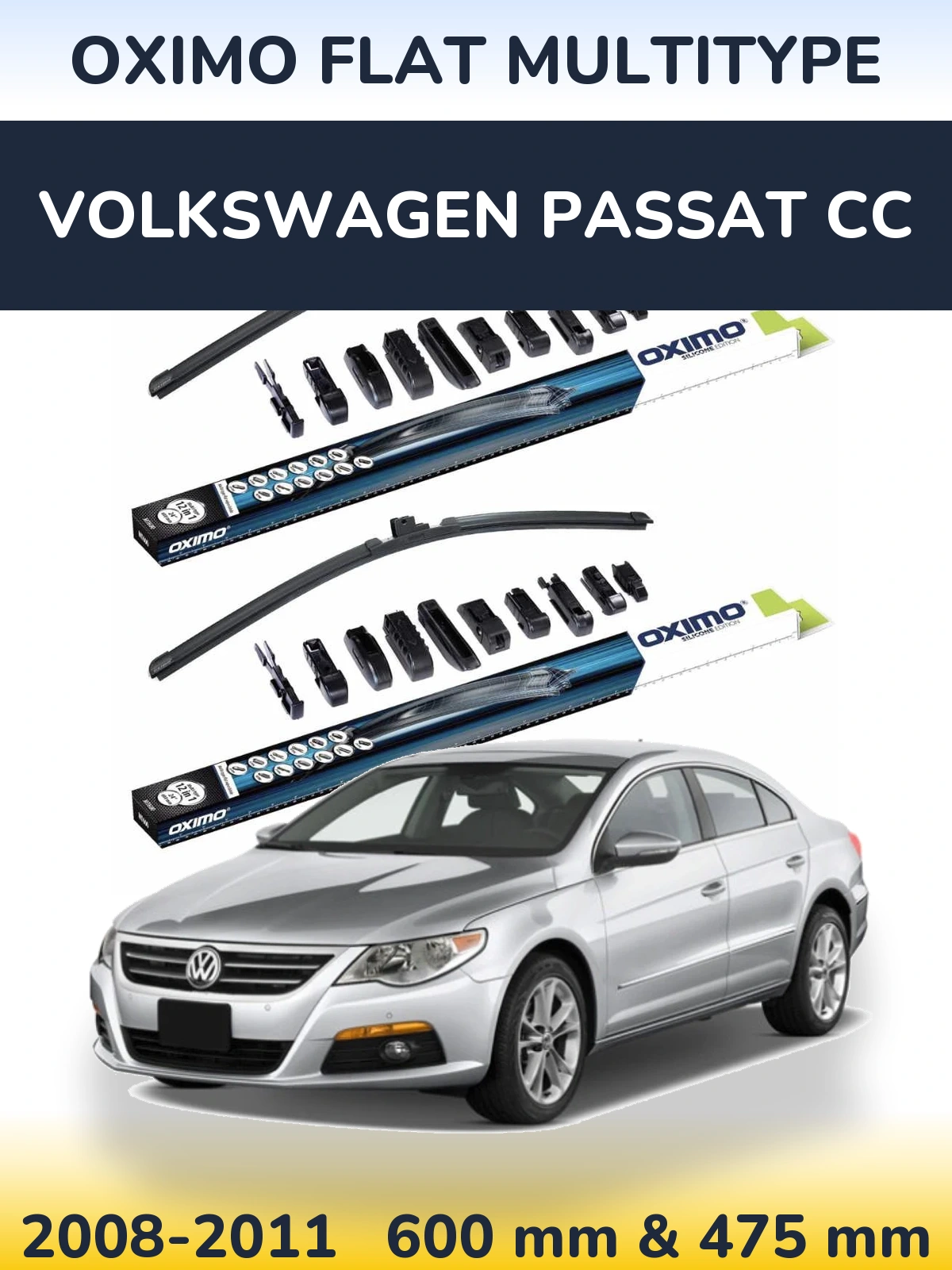 Ștergătoare Oximo Flat MultiTipe pentru Volkswagen Passat CC