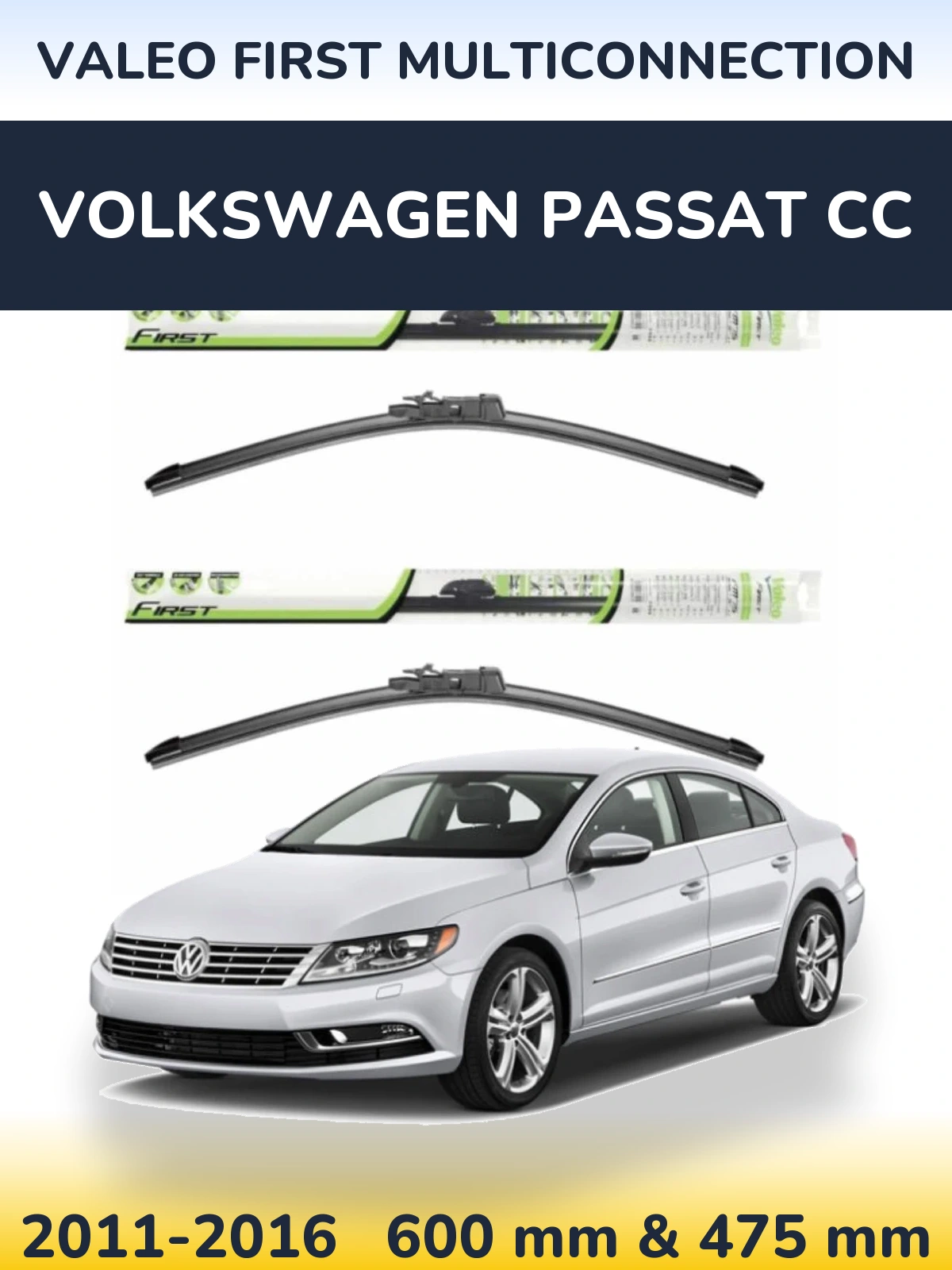 Ștergătoare Valeo First MultiConnection pentru Volkswagen Passat CC