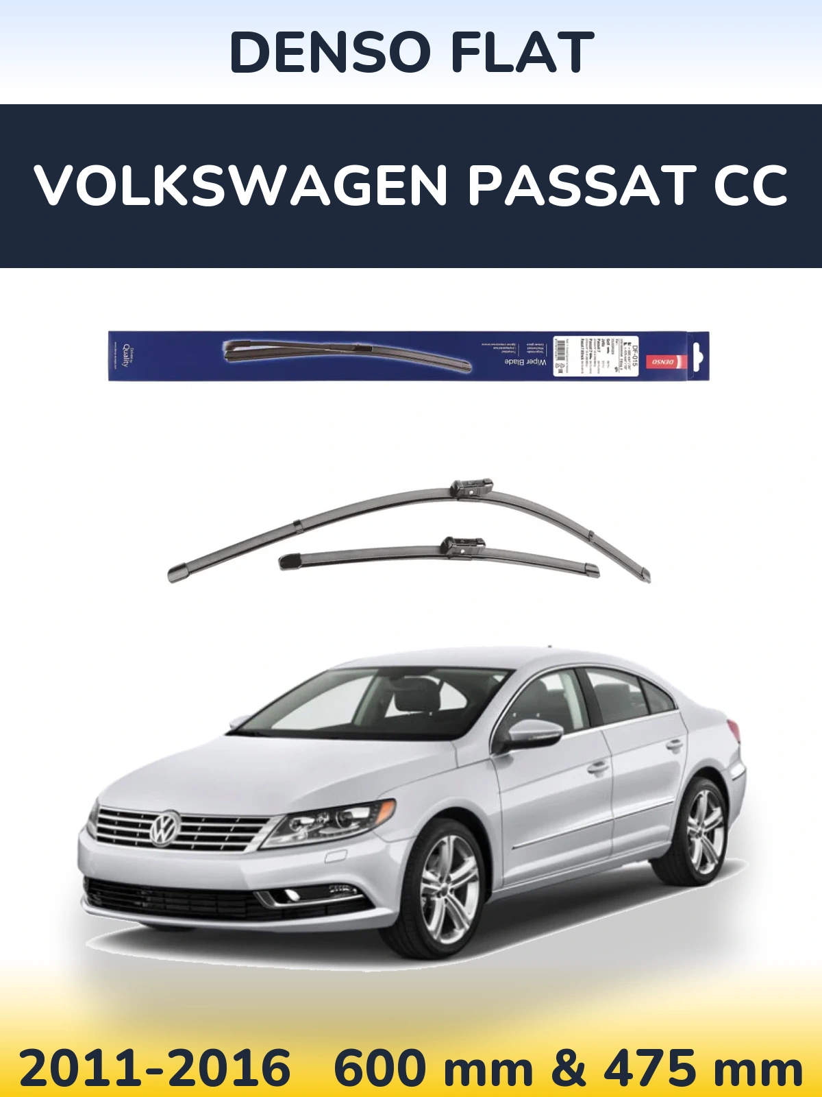 Ștergătoare Denso Flat pentru Volkswagen Passat CC