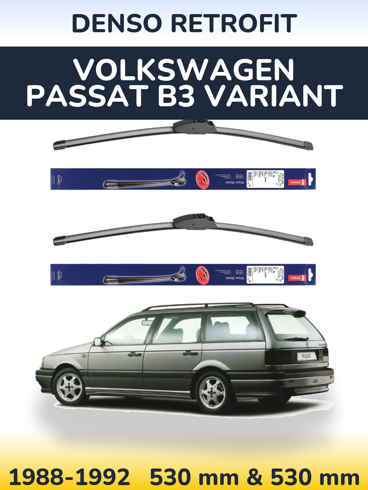Ștergătoare Denso Retrofit pentru Volkswagen Passat B3 Variant