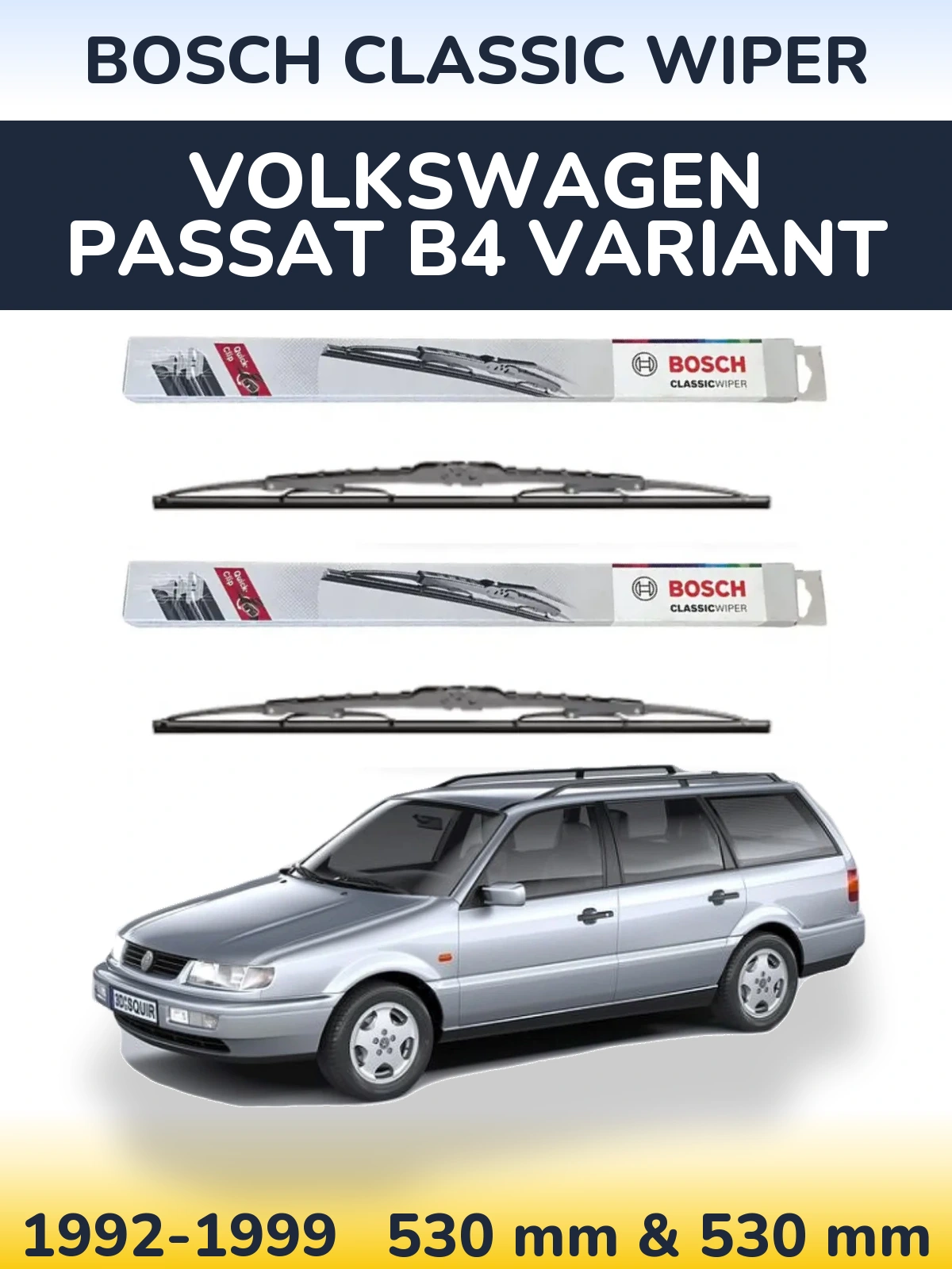 Ștergătoare BOSCH Classic Wiper pentru Volkswagen Passat B4 Variant