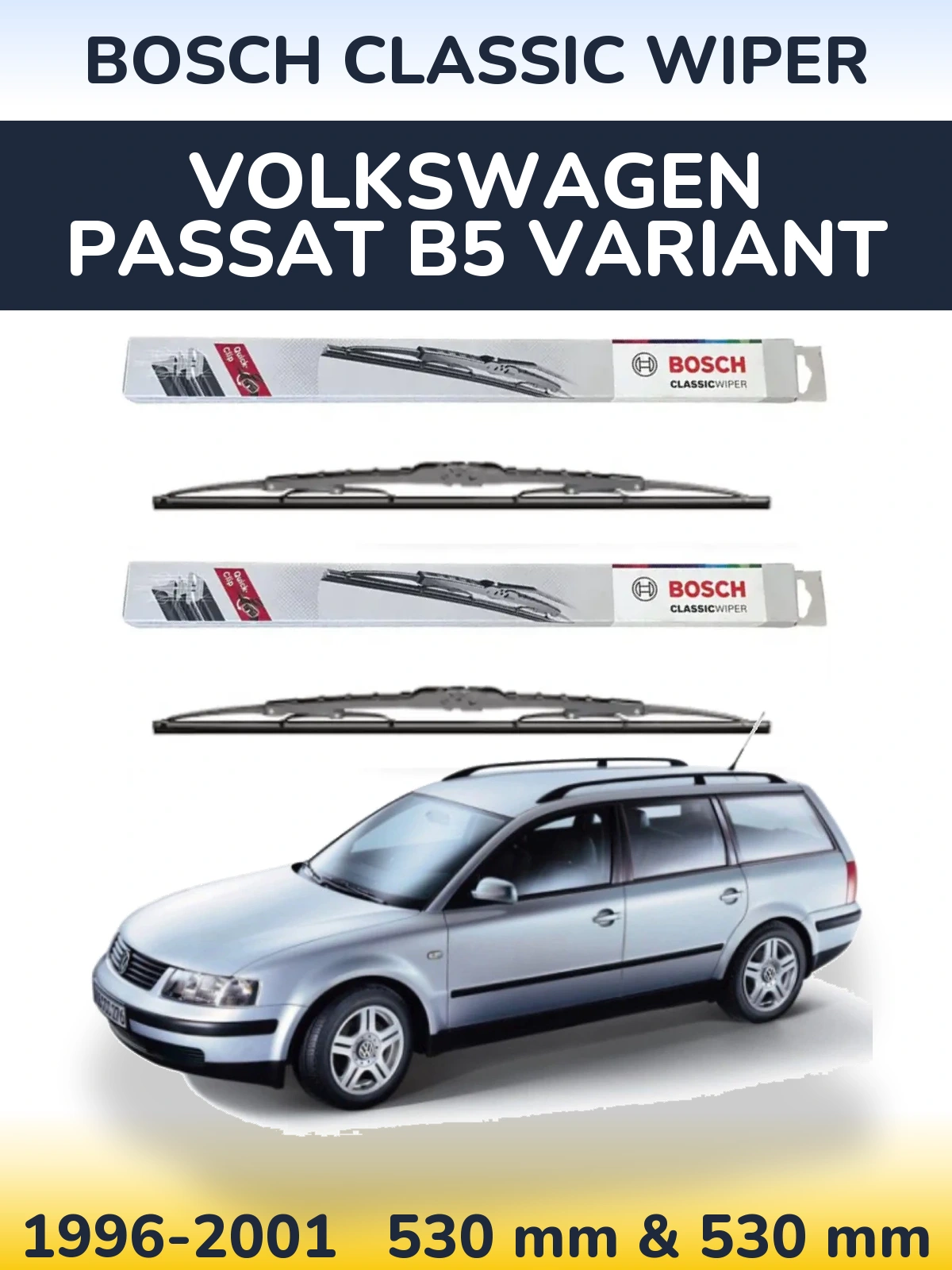 Ștergătoare BOSCH Classic Wiper pentru Volkswagen Passat B5 Variant