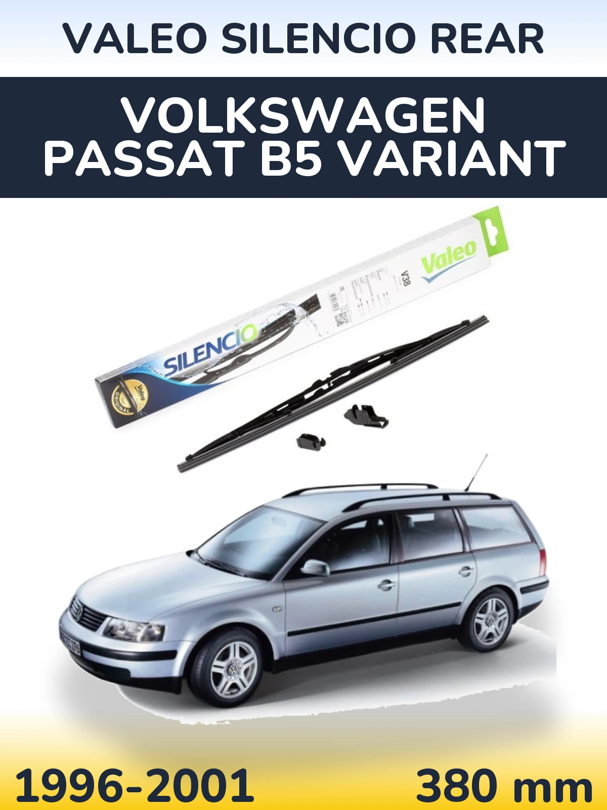 Ștergătoare Valeo Silencio Rear pentru Volkswagen Passat B5 Variant