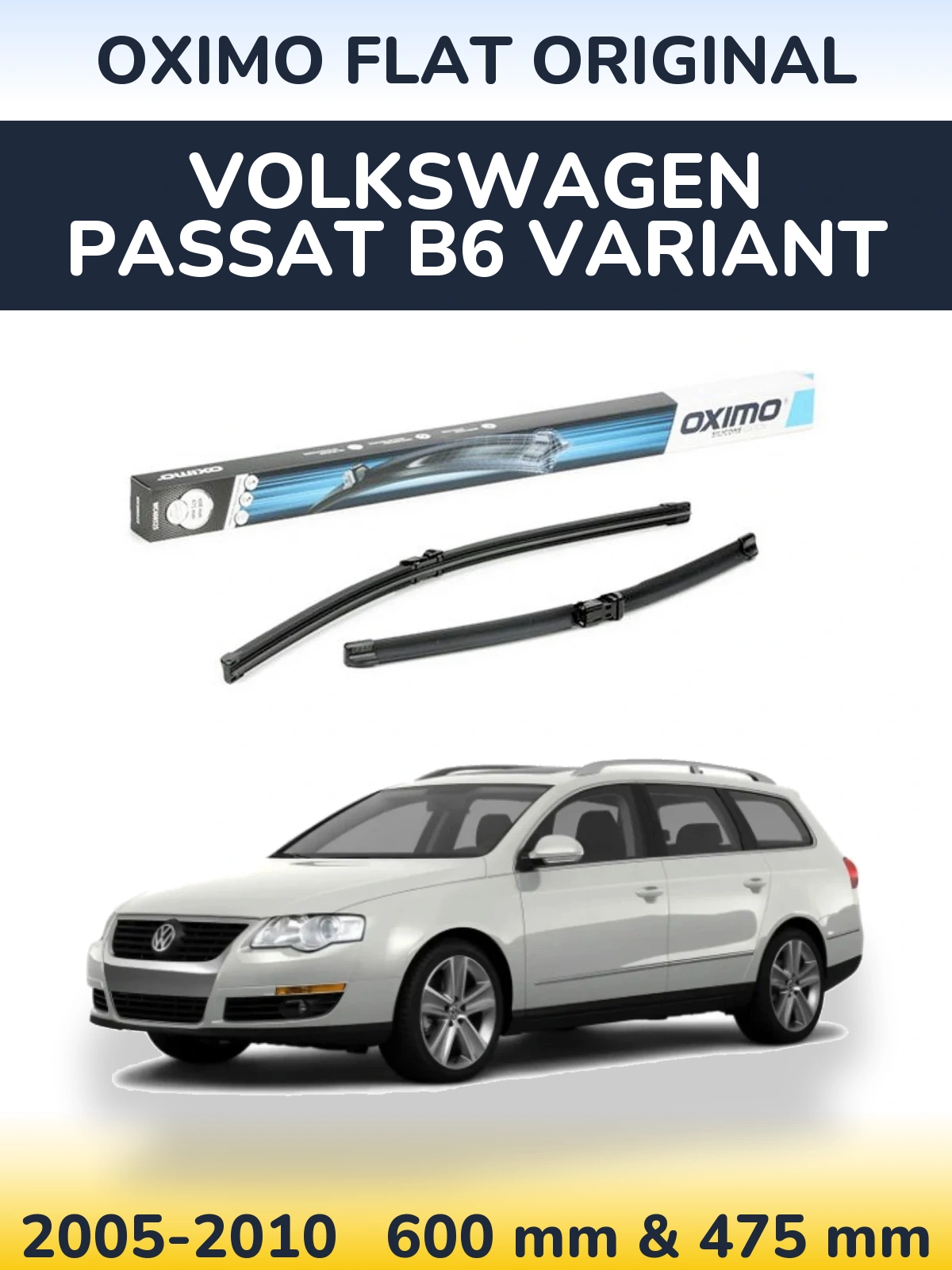 Ștergătoare Oximo Flat Original pentru Volkswagen Passat B6 Variant
