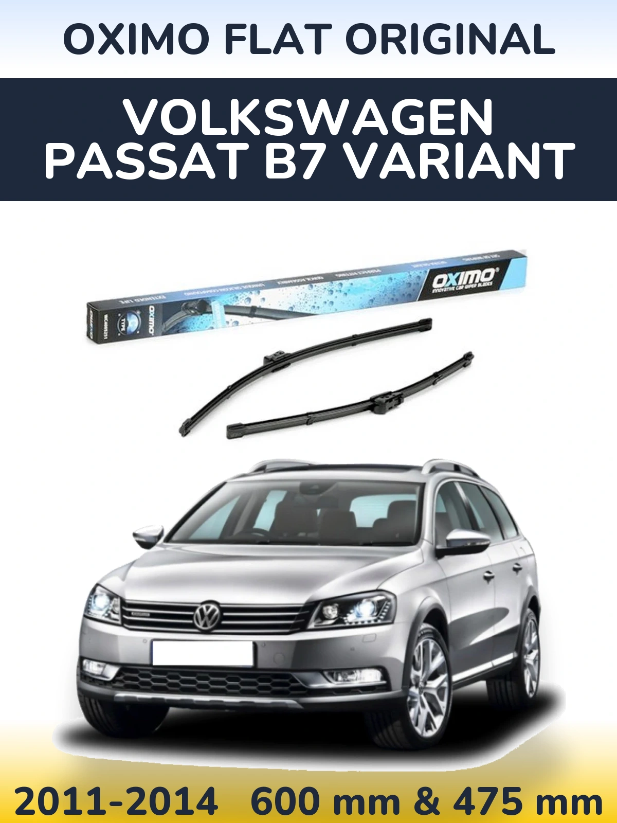 Ștergătoare Oximo Flat Original pentru Volkswagen Passat B7 Variant