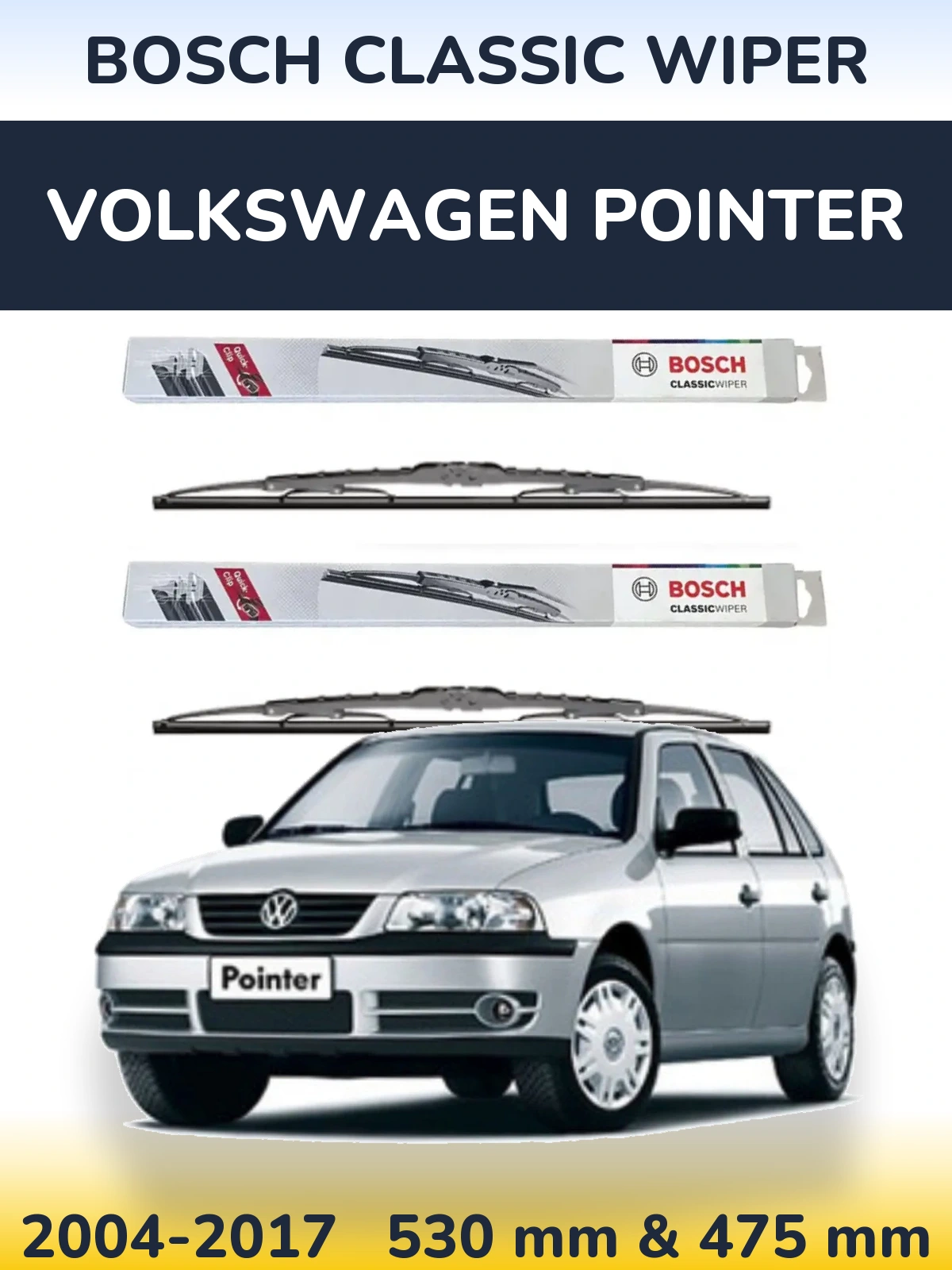 Ștergătoare BOSCH Classic Wiper pentru Volkswagen Pointer