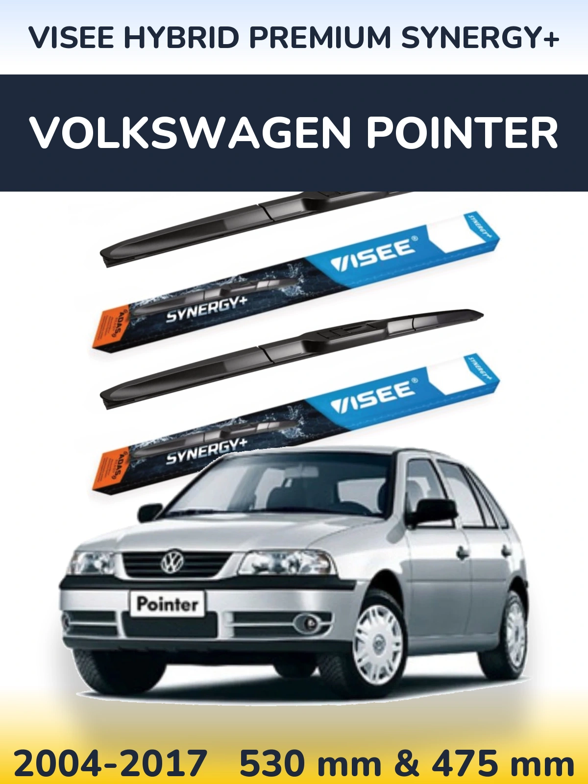 Ștergătoare VISEE HYBRID PREMIUM SYNERGY+ pentru Volkswagen Pointer