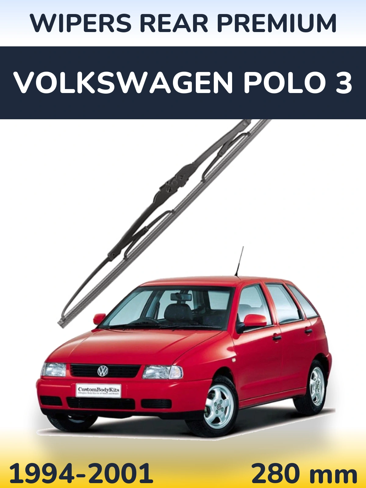 Ștergătoare WIPERS REAR PREMIUM pentru Volkswagen Polo 3
