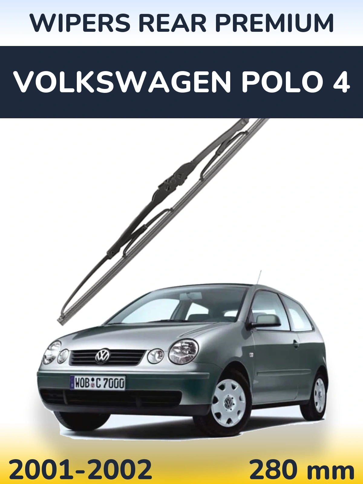 Ștergătoare WIPERS REAR PREMIUM pentru Volkswagen Polo 4