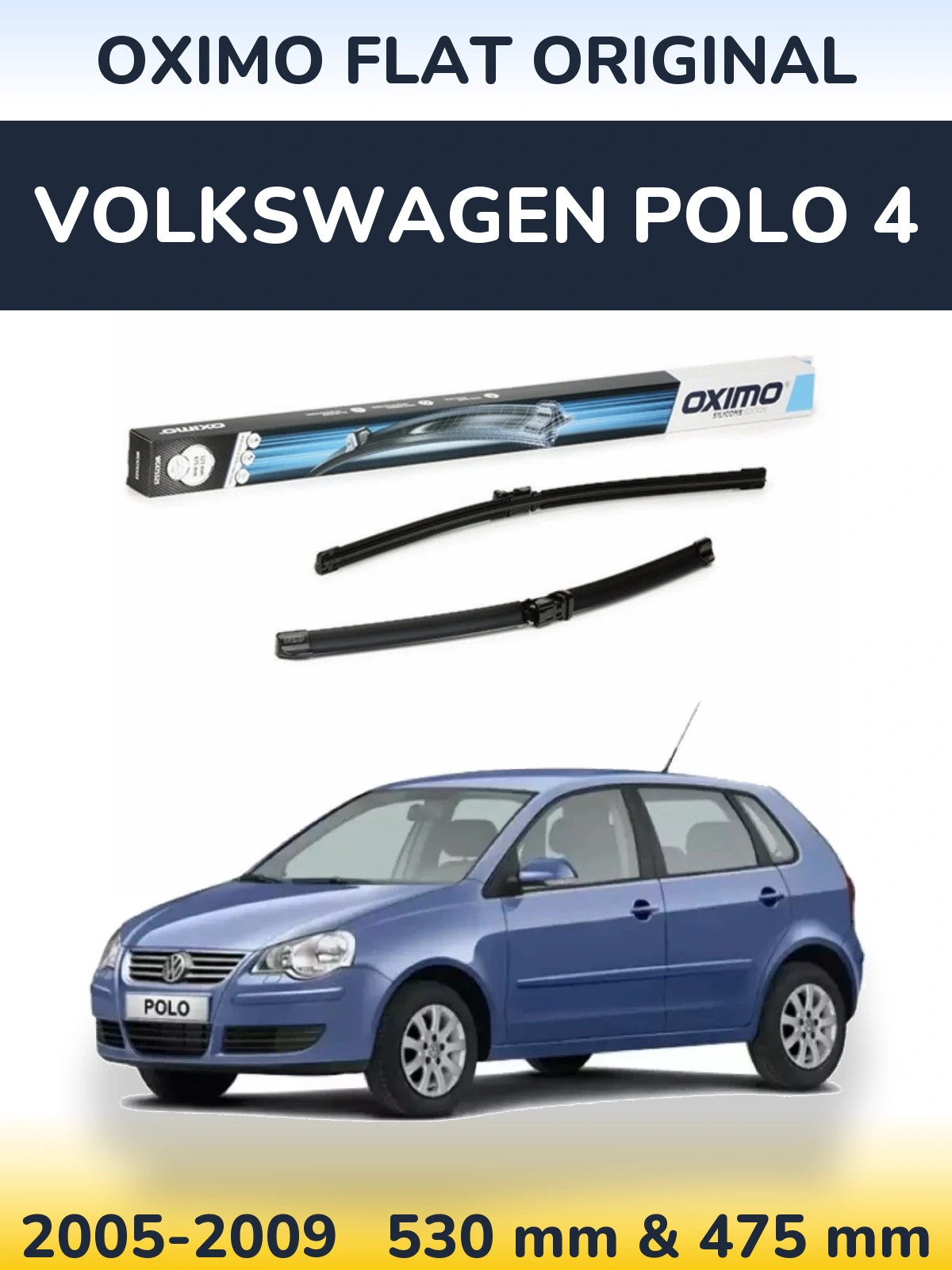 Ștergătoare Oximo Flat Original pentru Volkswagen Polo 4