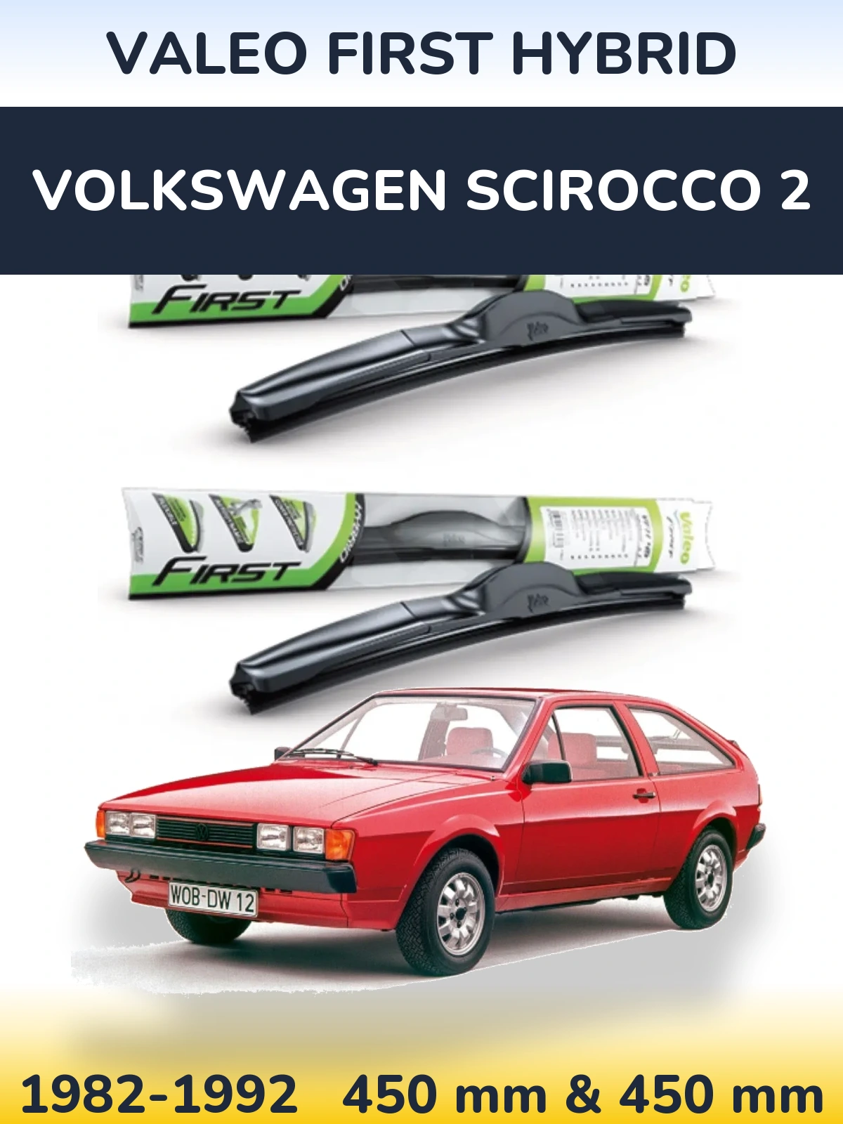 Ștergătoare Valeo First Hybrid pentru Volkswagen Scirocco 2
