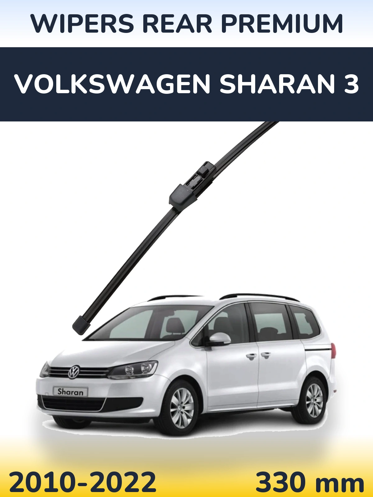 Ștergătoare WIPERS REAR PREMIUM pentru Volkswagen Sharan 3