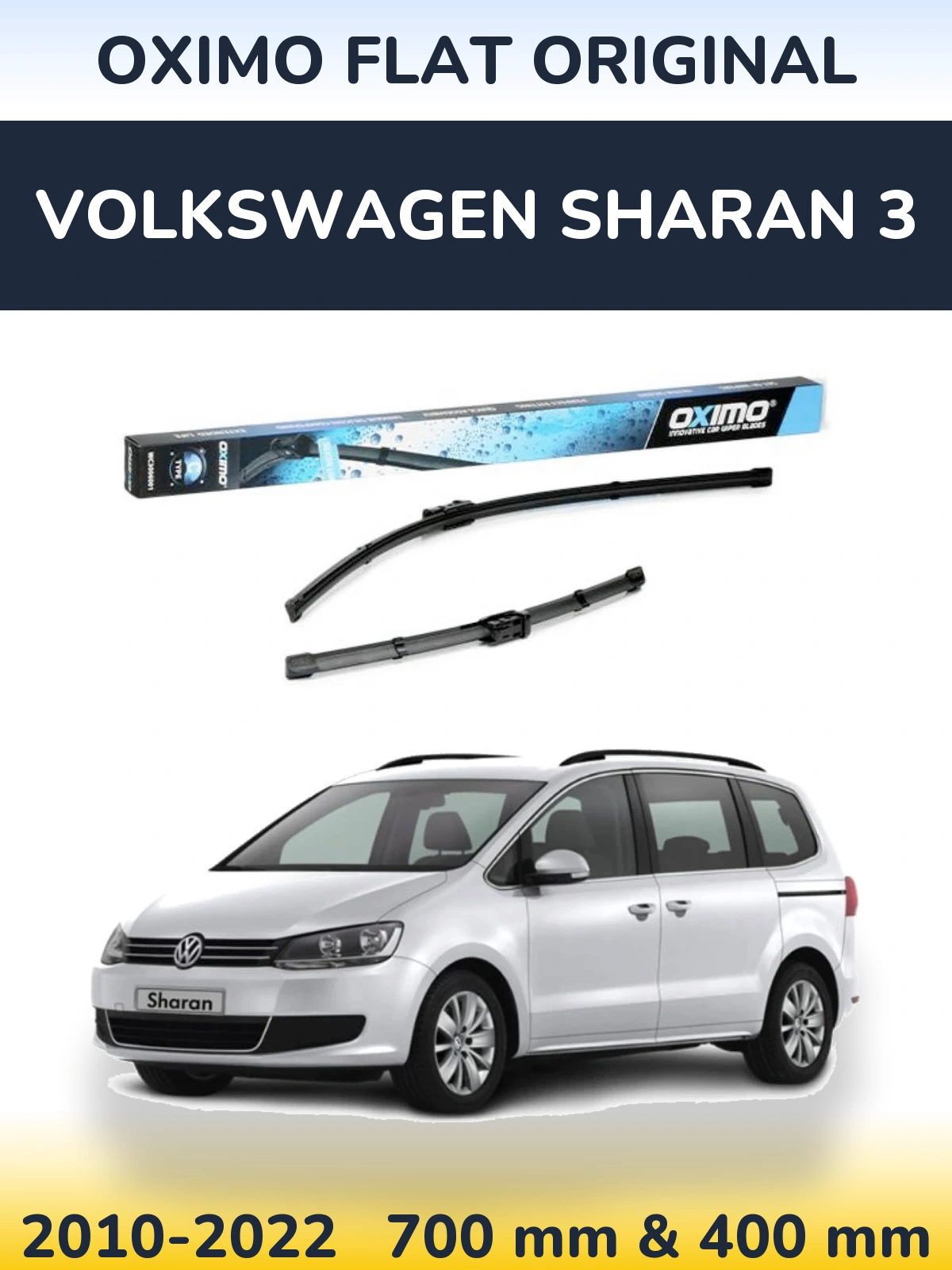 Ștergătoare Oximo Flat Original pentru Volkswagen Sharan 3