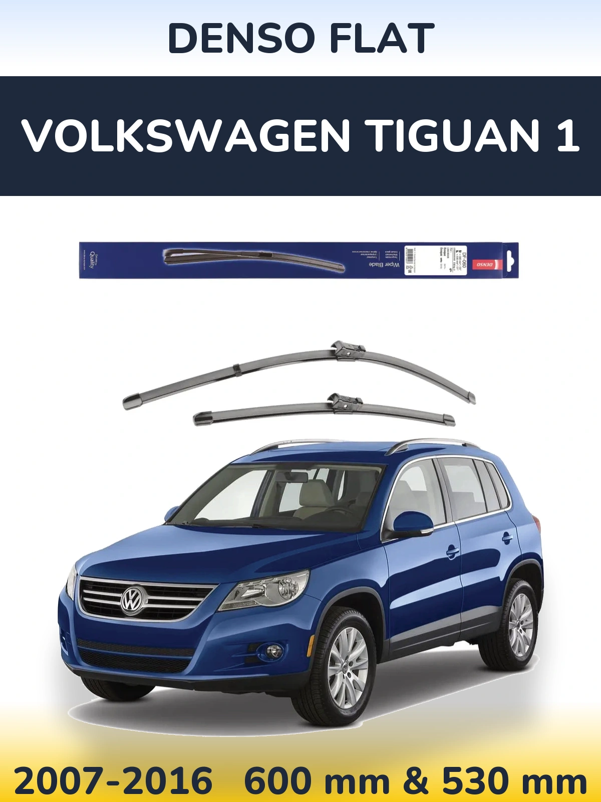 Ștergătoare Denso Flat pentru Volkswagen Tiguan 1
