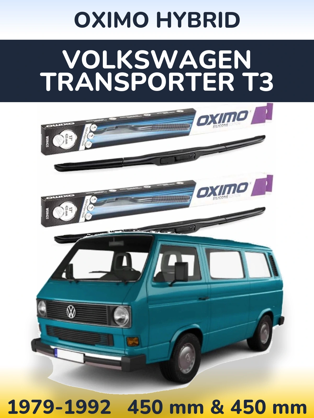 Ștergătoare Oximo Hybrid pentru Volkswagen Transporter T3