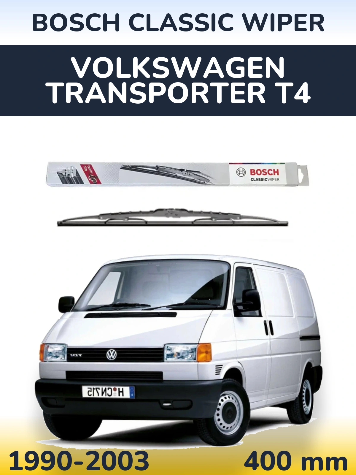 Ștergătoare BOSCH Classic Wiper pentru Volkswagen Transporter T4
