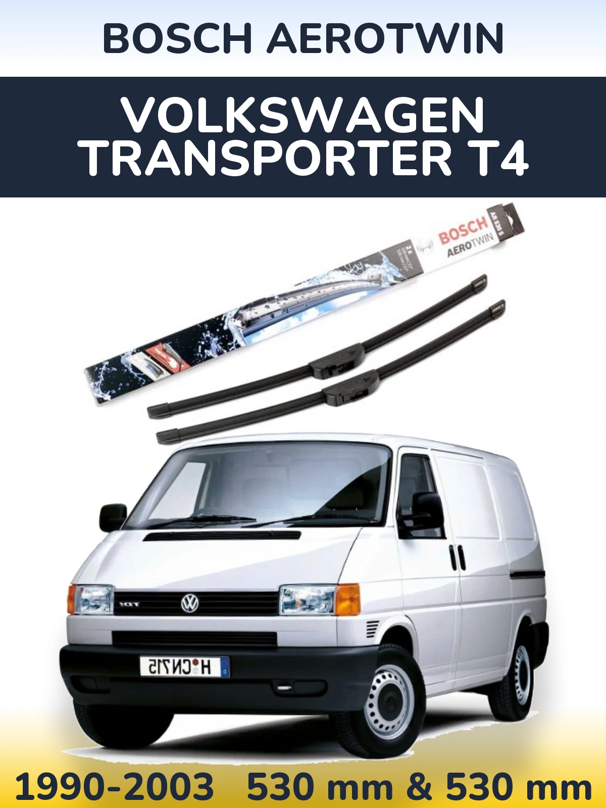 Ștergătoare BOSCH AeroTwin pentru Volkswagen Transporter T4