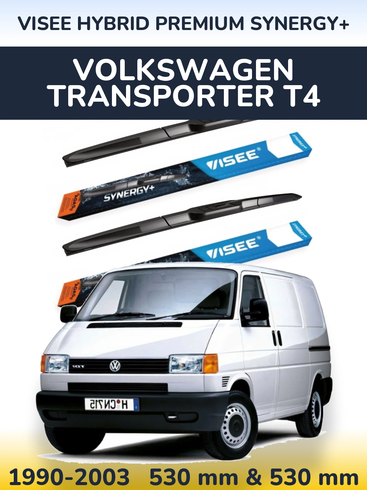 Ștergătoare VISEE HYBRID PREMIUM SYNERGY+ pentru Volkswagen Transporter T4