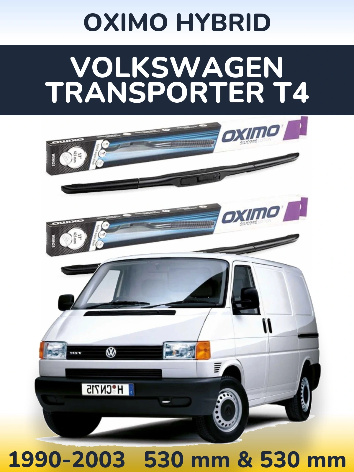 Ștergătoare Oximo Hybrid pentru Volkswagen Transporter T4