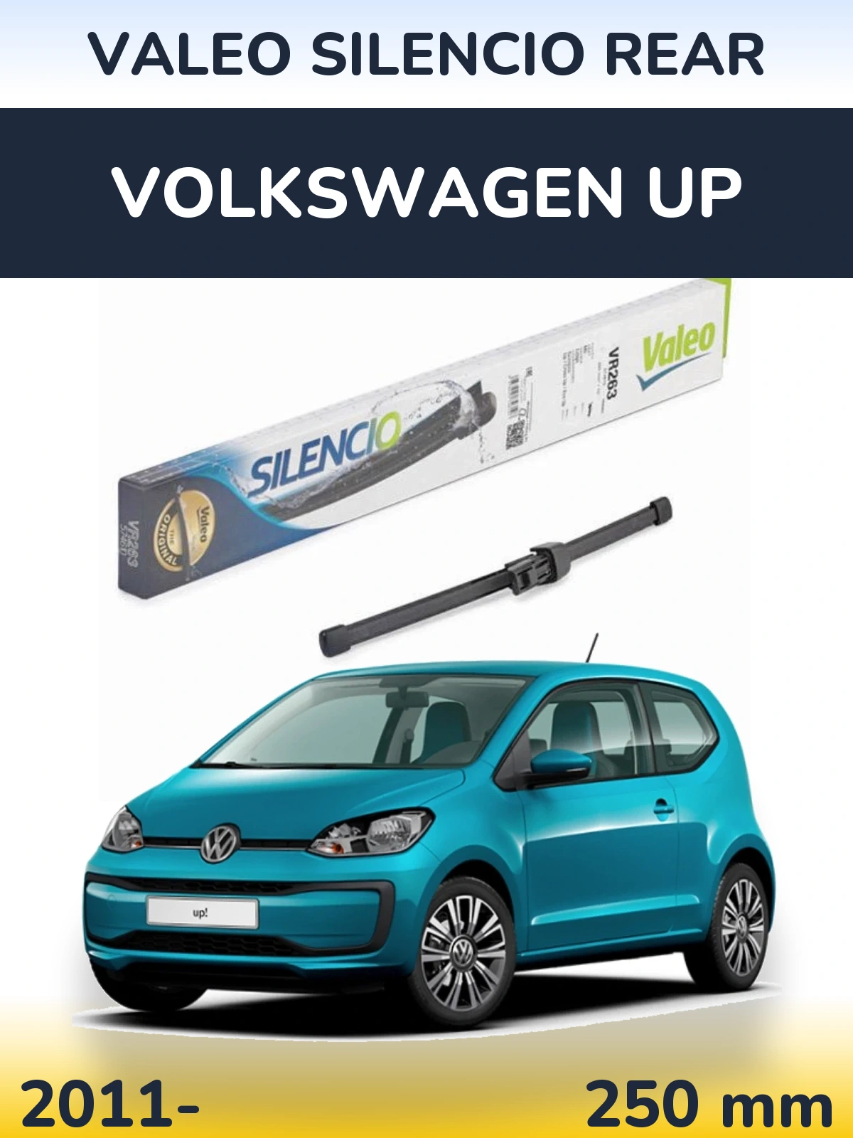 Ștergătoare Valeo Silencio Rear pentru Volkswagen Up