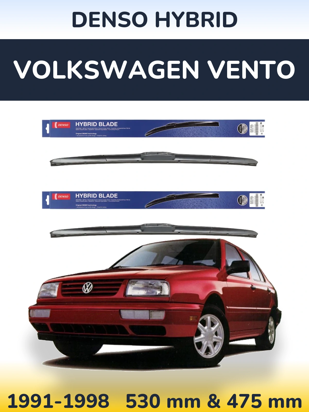 Ștergătoare Denso Hybrid pentru Volkswagen Vento