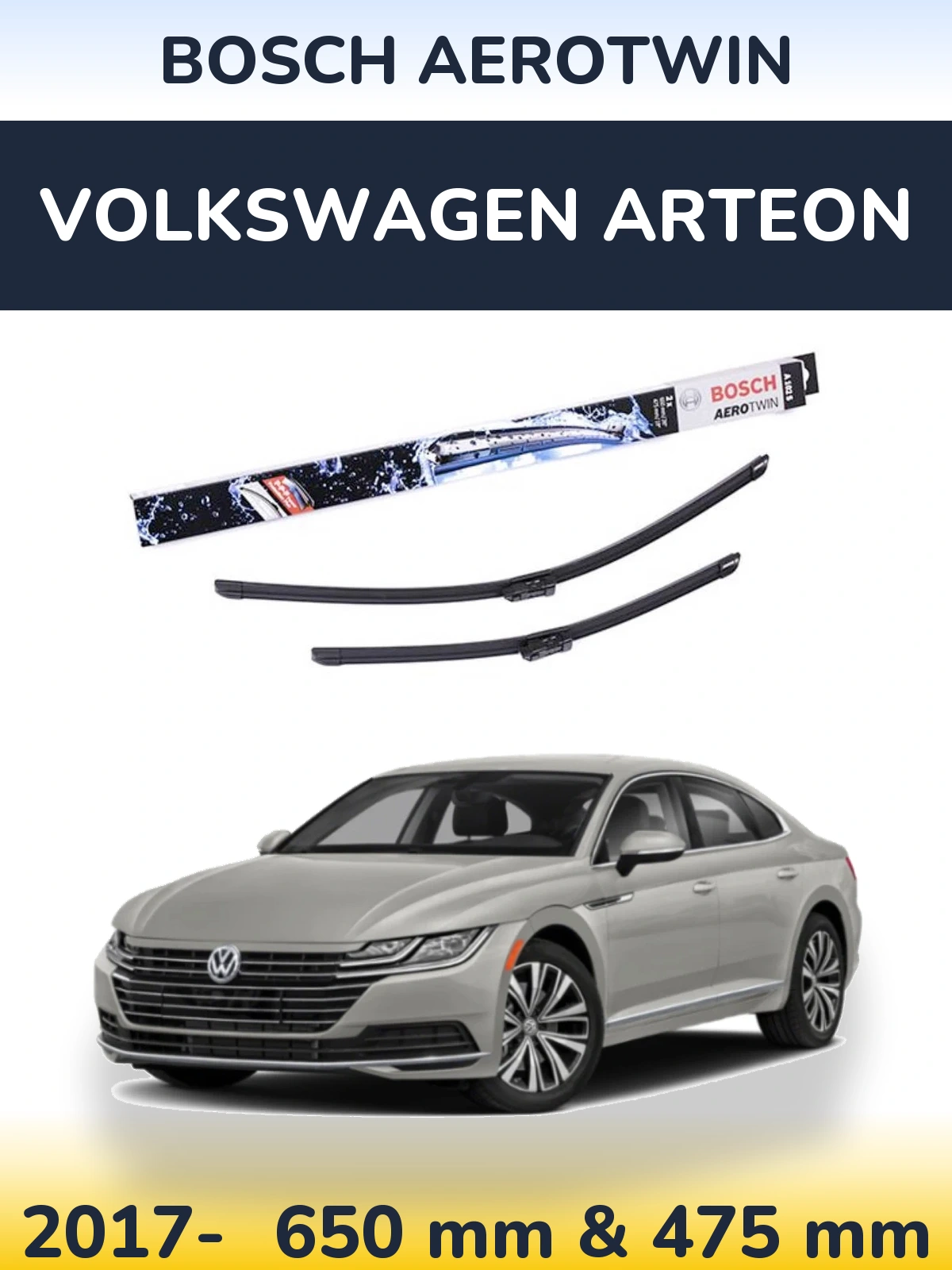 Ștergătoare BOSCH AeroTwin pentru Volkswagen Arteon