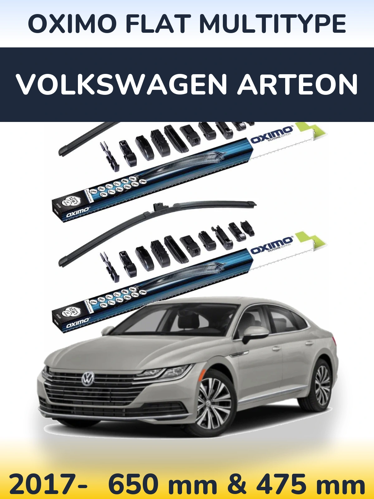 Ștergătoare Oximo Flat MultiTipe pentru Volkswagen Arteon