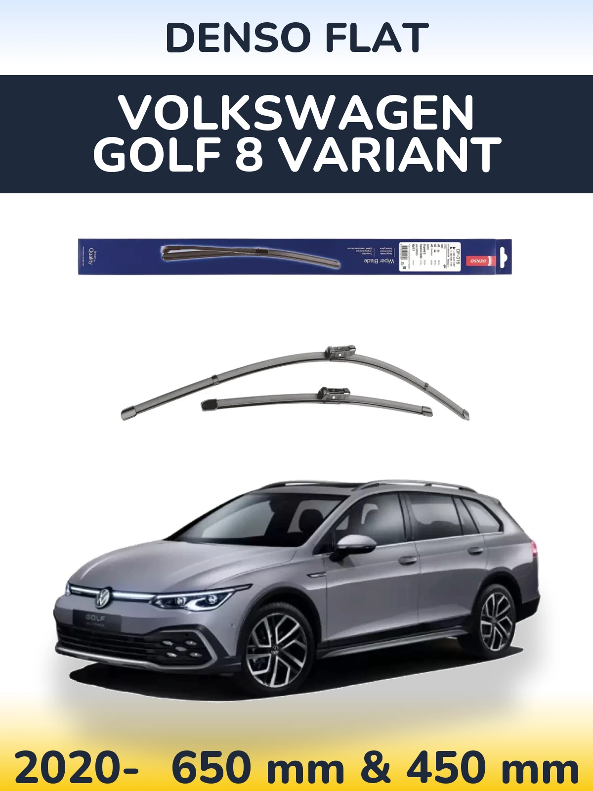 Ștergătoare Denso Flat pentru Volkswagen Golf 8 Variant