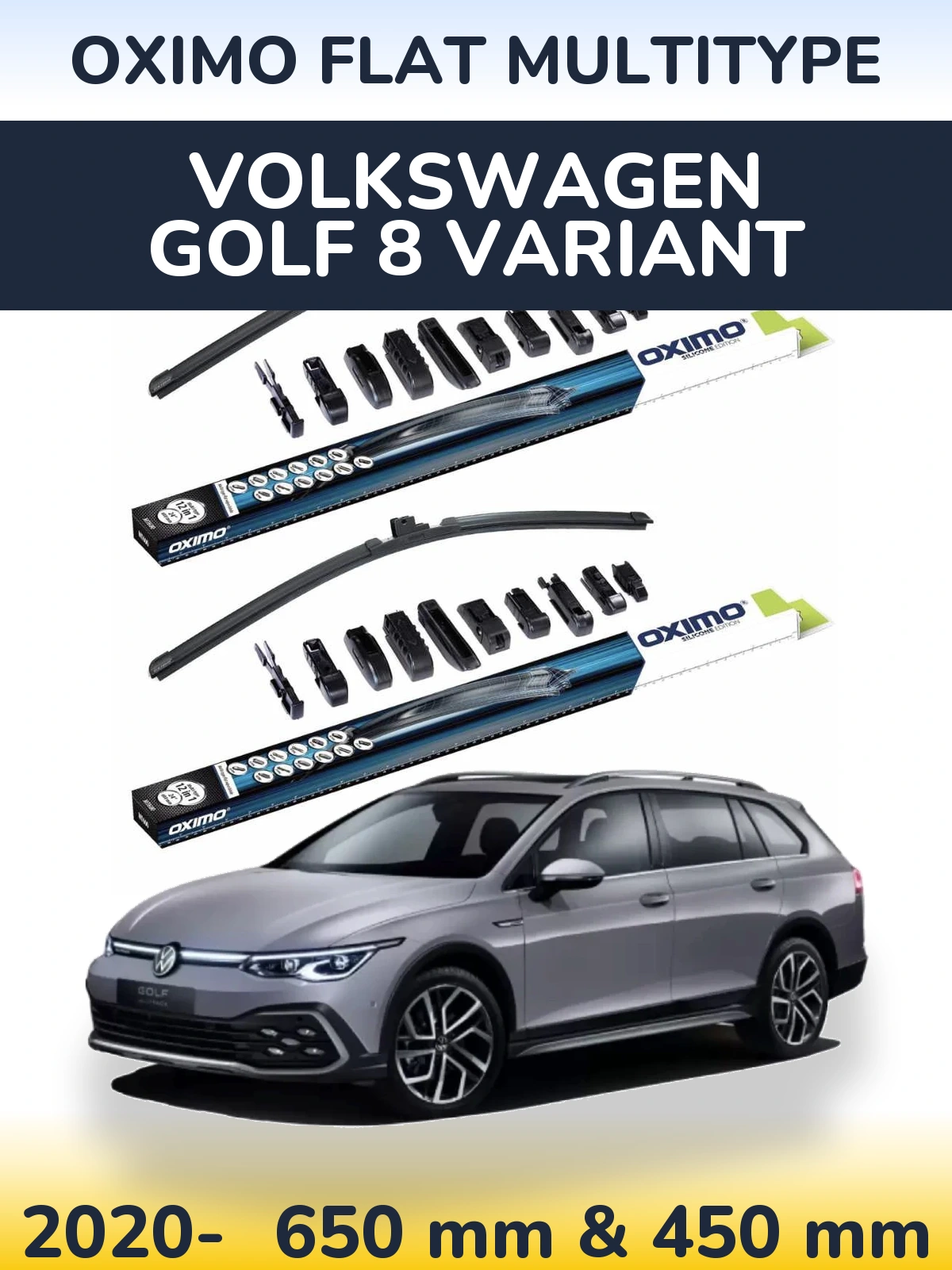 Ștergătoare Oximo Flat MultiTipe pentru Volkswagen Golf 8 Variant