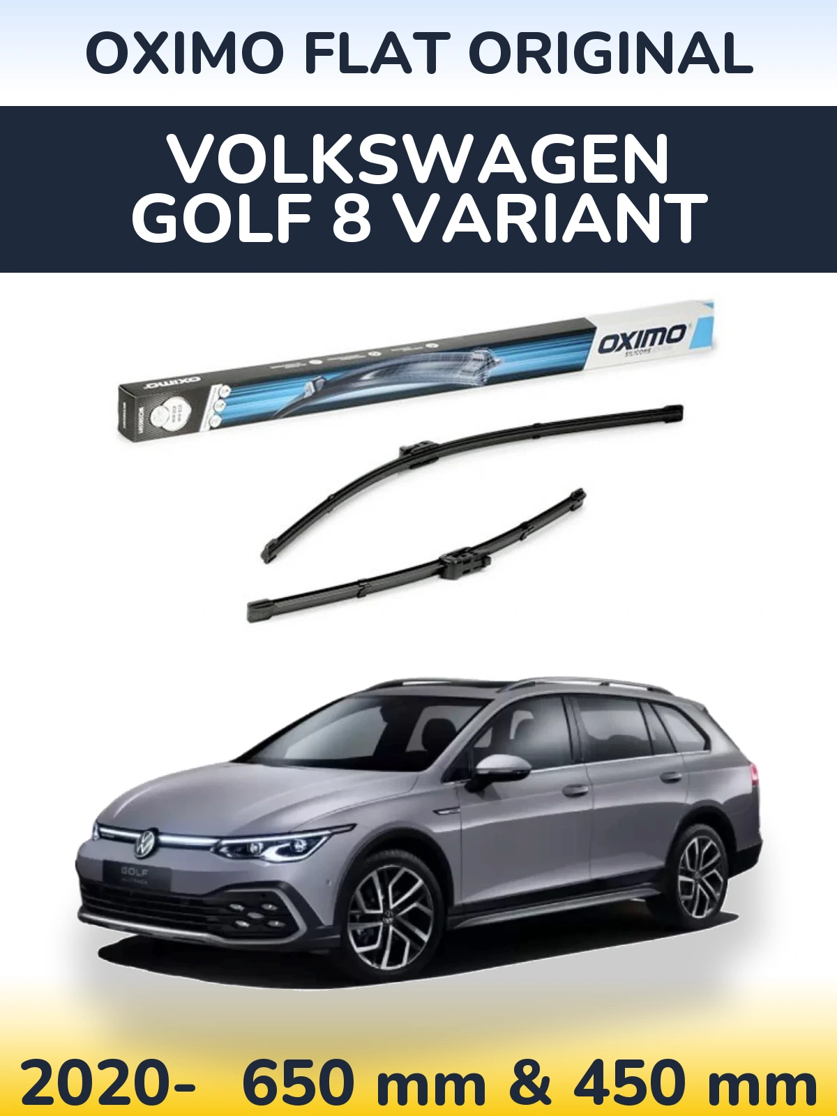 Ștergătoare Oximo Flat Original pentru Volkswagen Golf 8 Variant