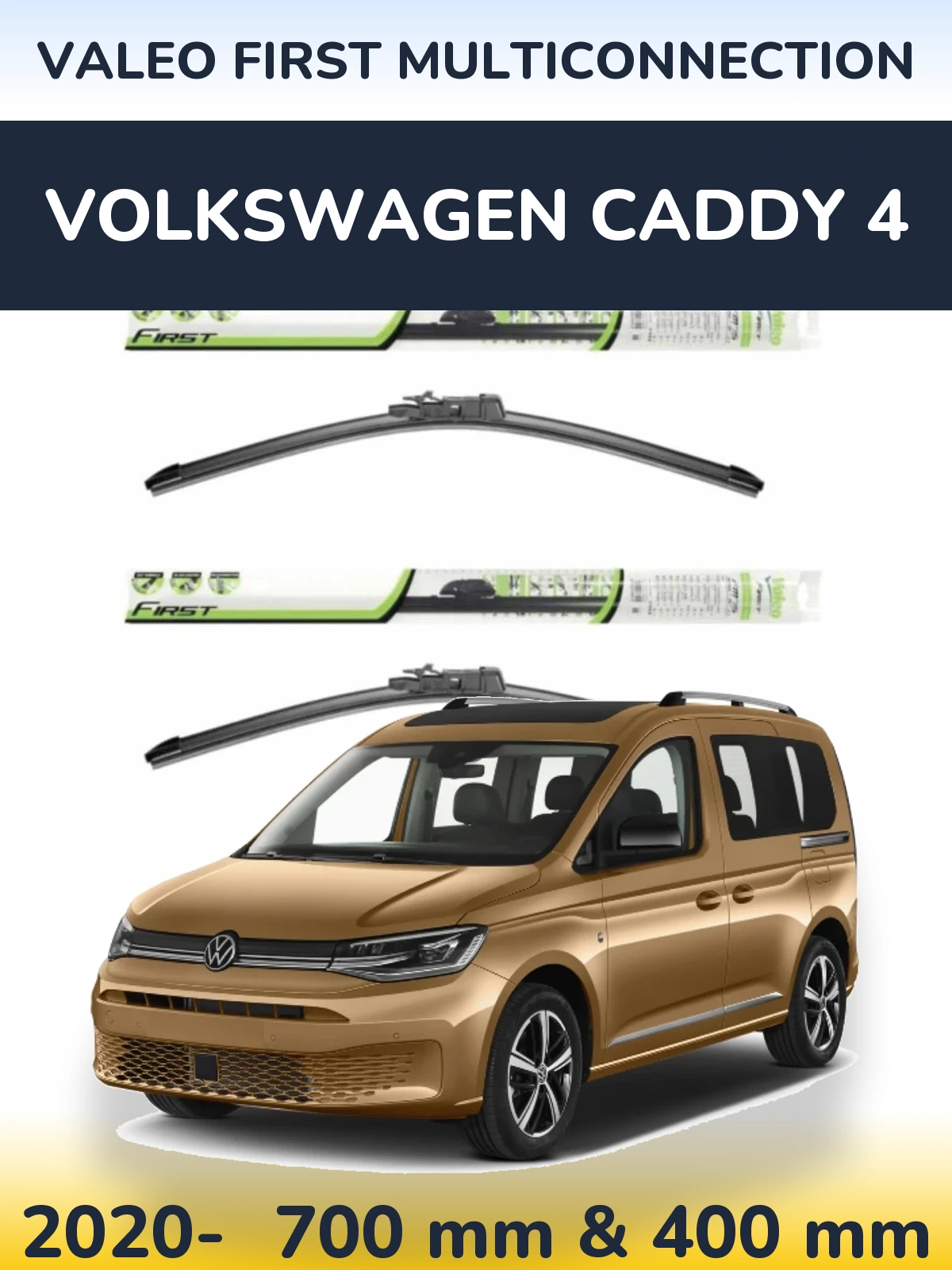 Ștergătoare Valeo First MultiConnection pentru Volkswagen Caddy 4