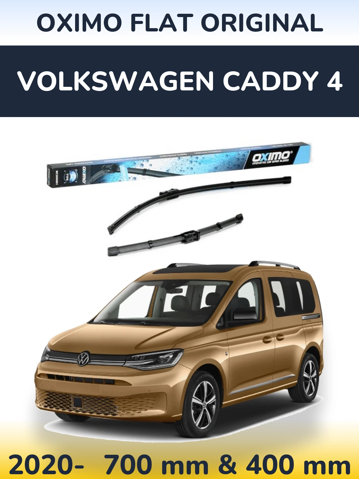 Ștergătoare Oximo Flat Original pentru Volkswagen Caddy 4