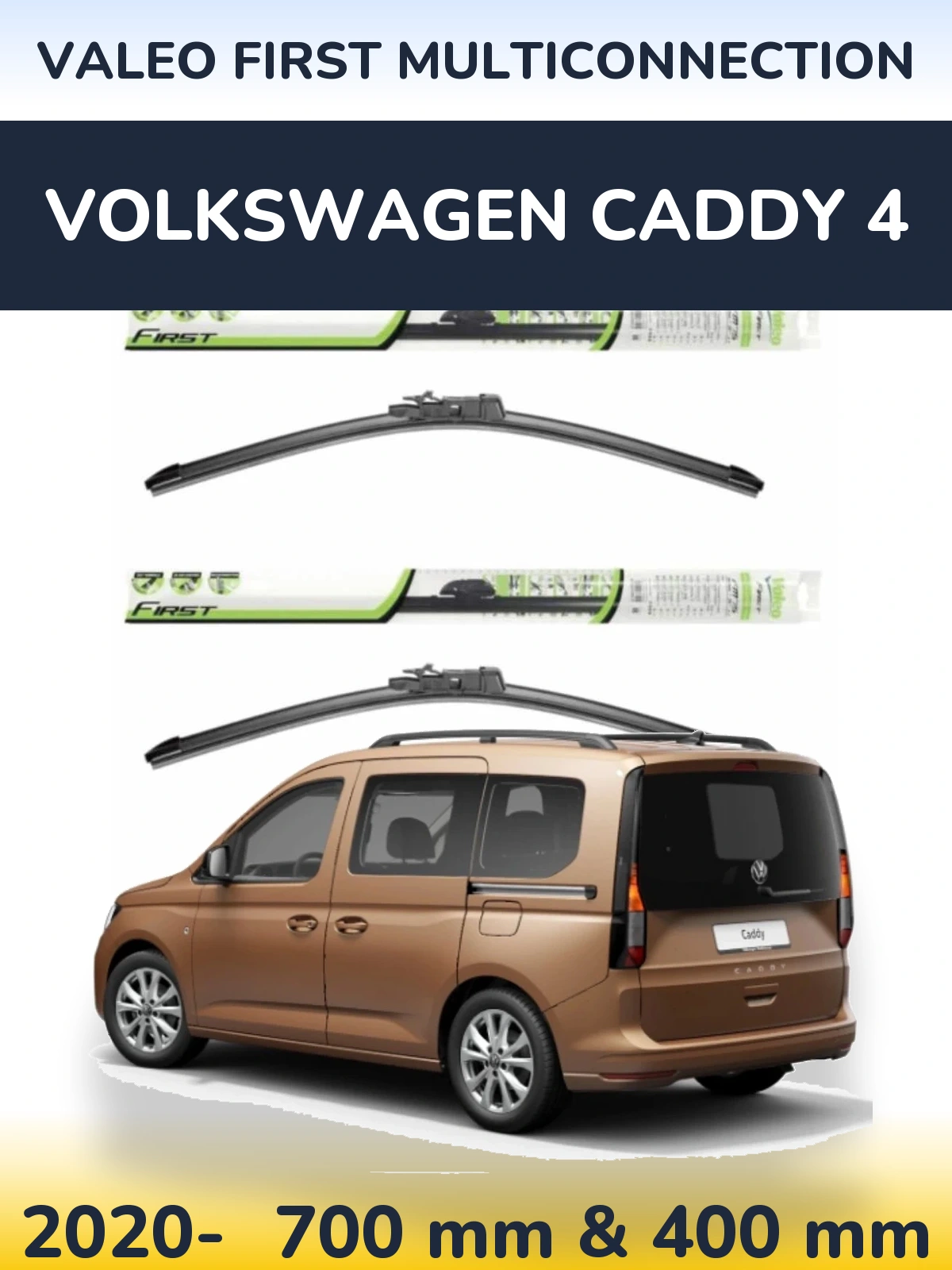 Ștergătoare Valeo First MultiConnection pentru Volkswagen Caddy 4