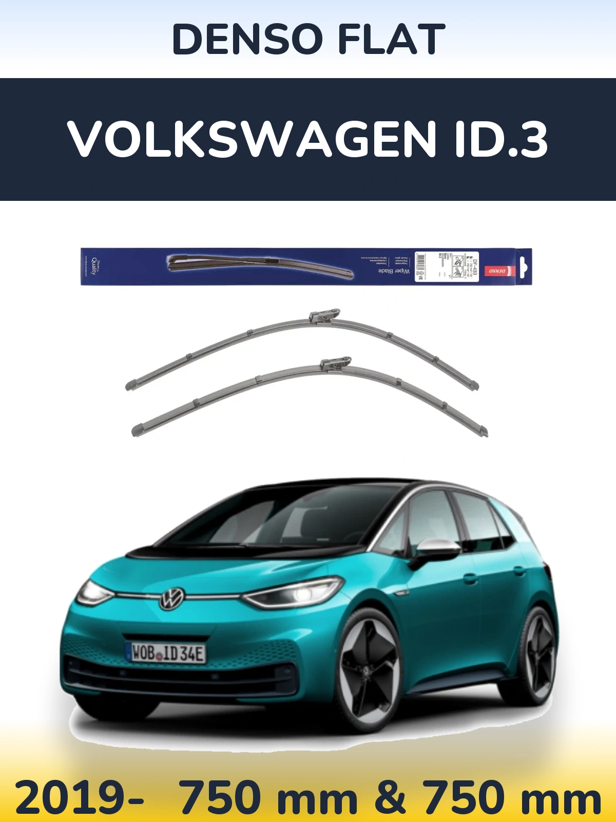 Ștergătoare Denso Flat pentru Volkswagen ID.3