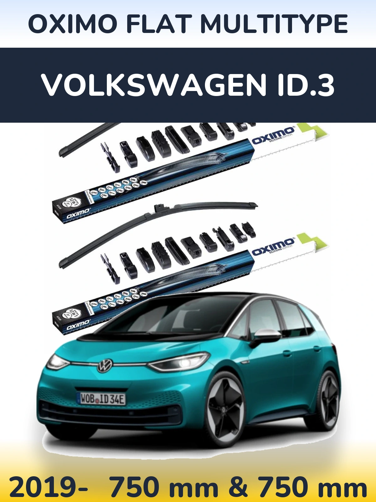 Ștergătoare Oximo Flat MultiTipe pentru Volkswagen ID.3
