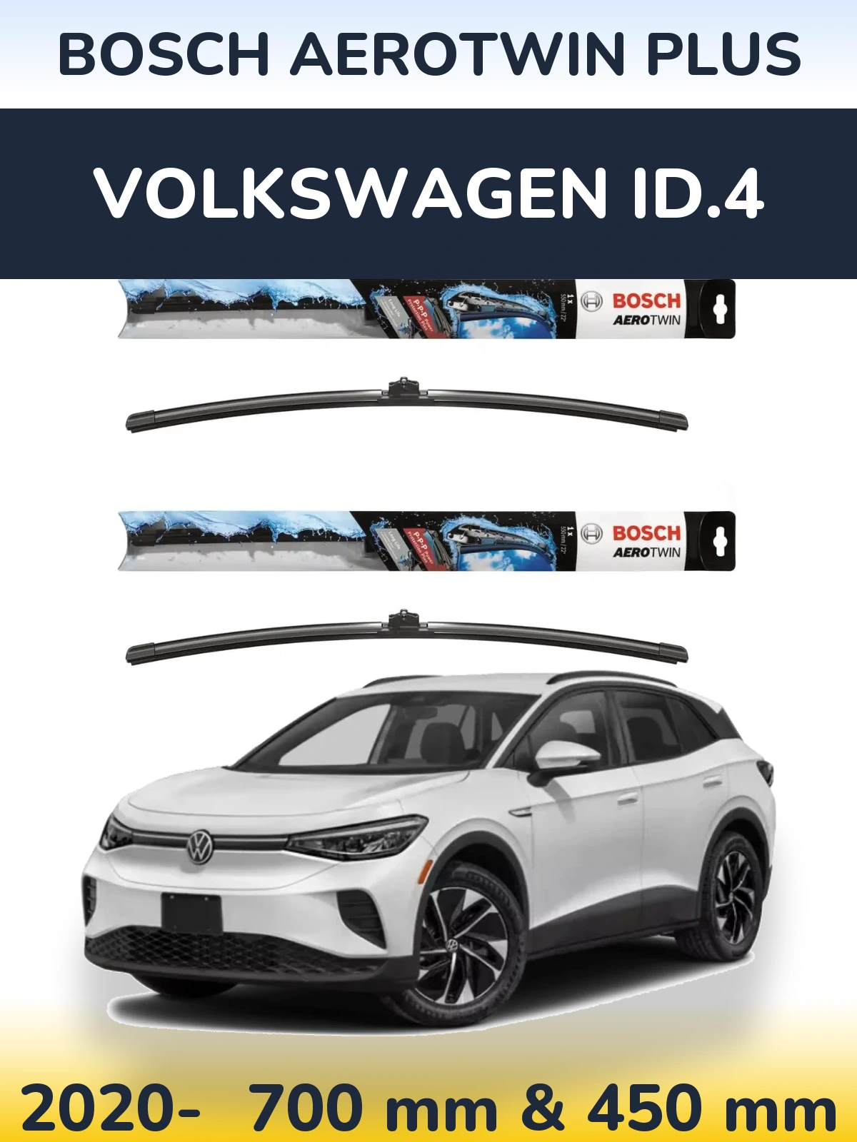 Ștergătoare BOSCH AeroTwin Plus pentru Volkswagen ID.4