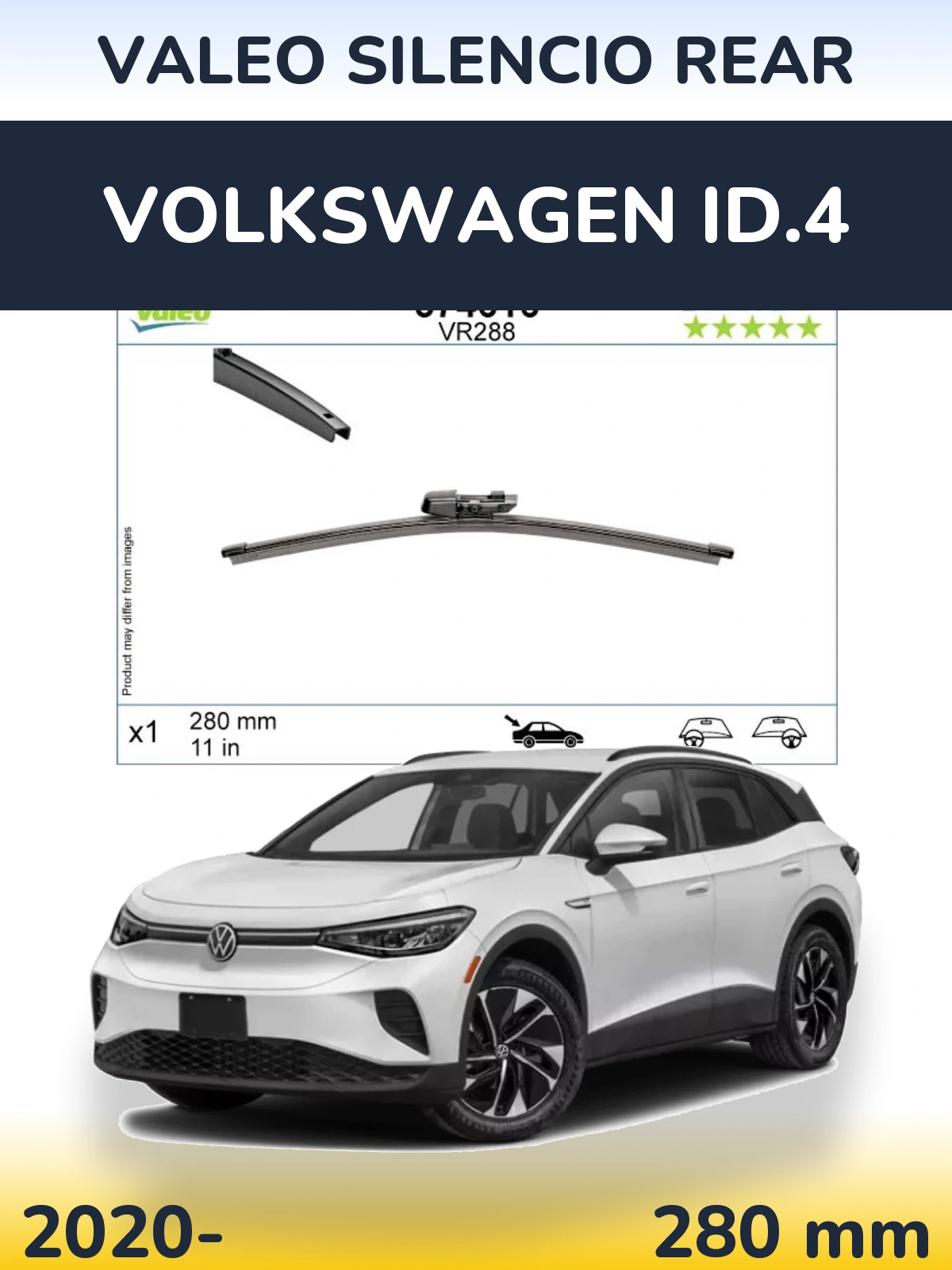 Ștergătoare Valeo Silencio Rear pentru Volkswagen ID.4
