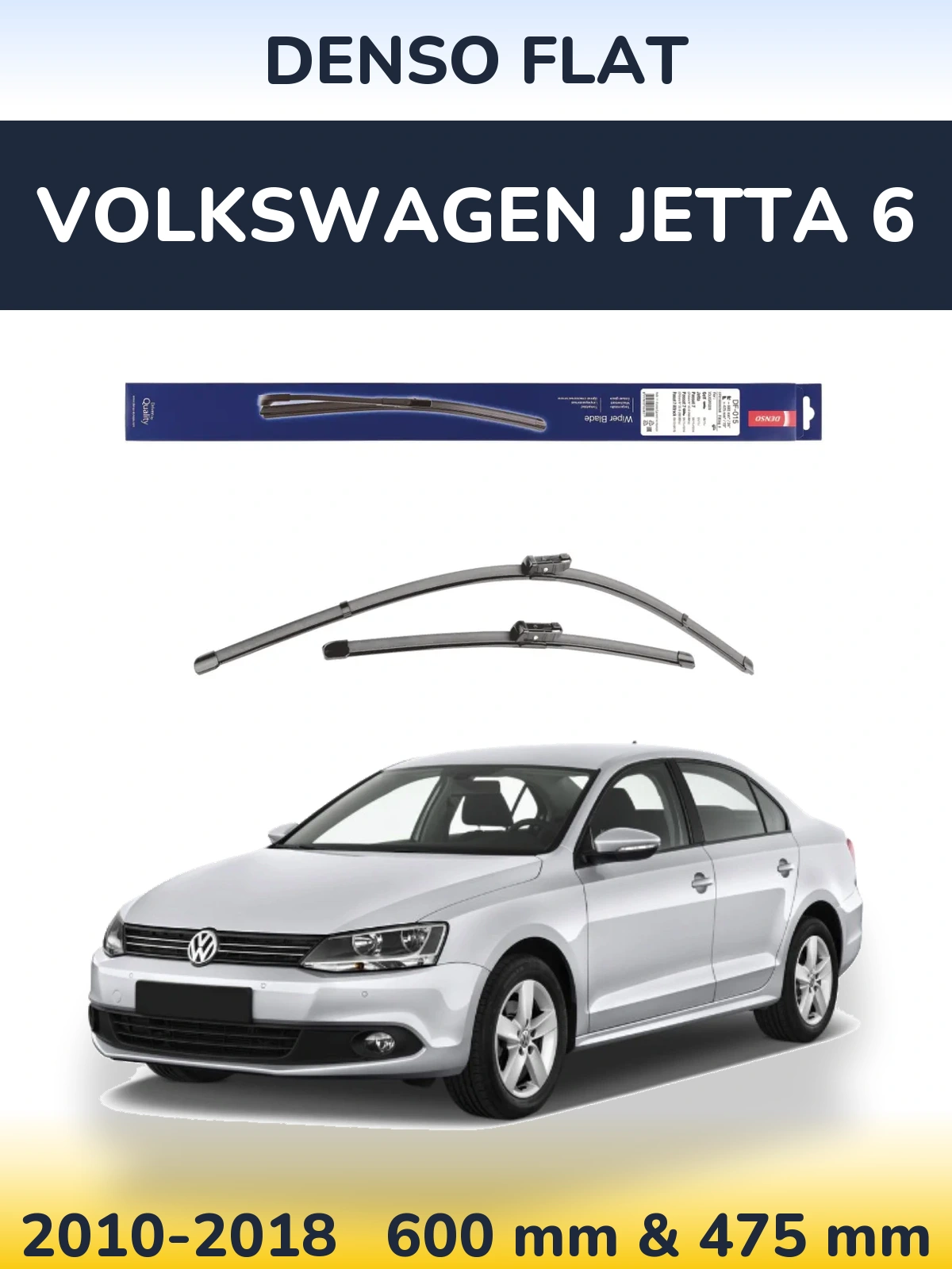 Ștergătoare Denso Flat pentru Volkswagen Jetta 6