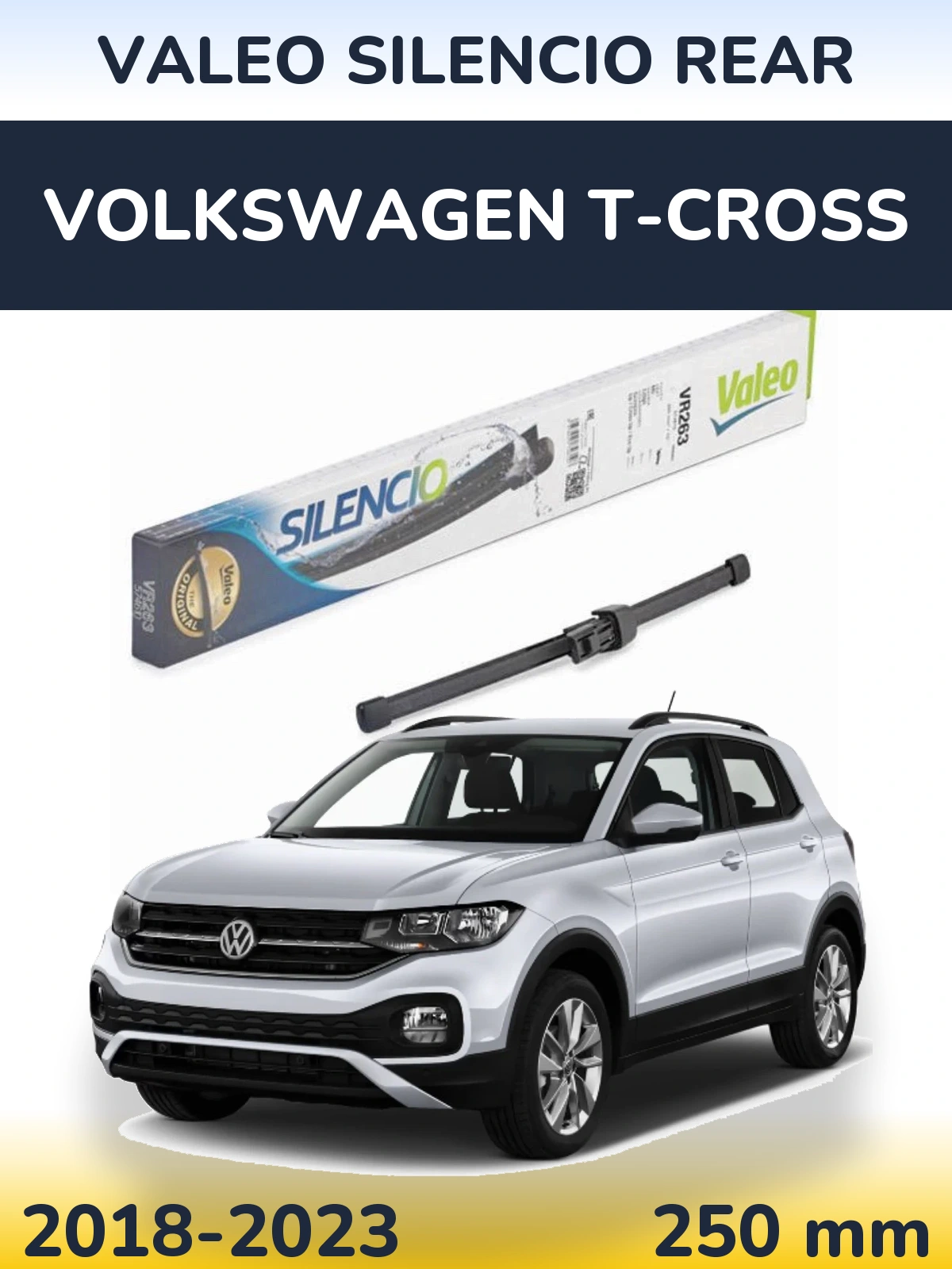 Ștergătoare Valeo Silencio Rear pentru Volkswagen T-Cross