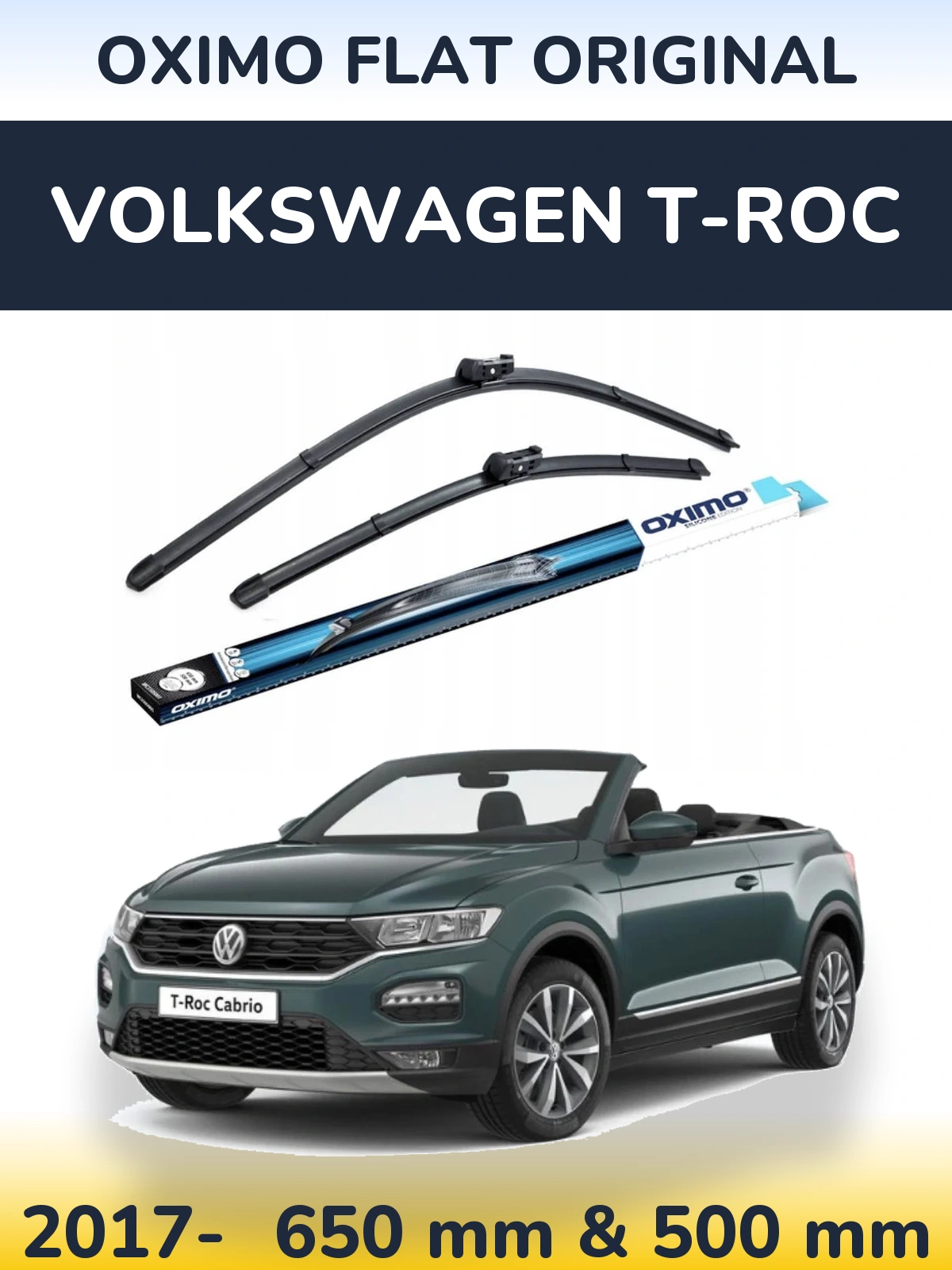 Ștergătoare Oximo Flat Original pentru Volkswagen T-Roc
