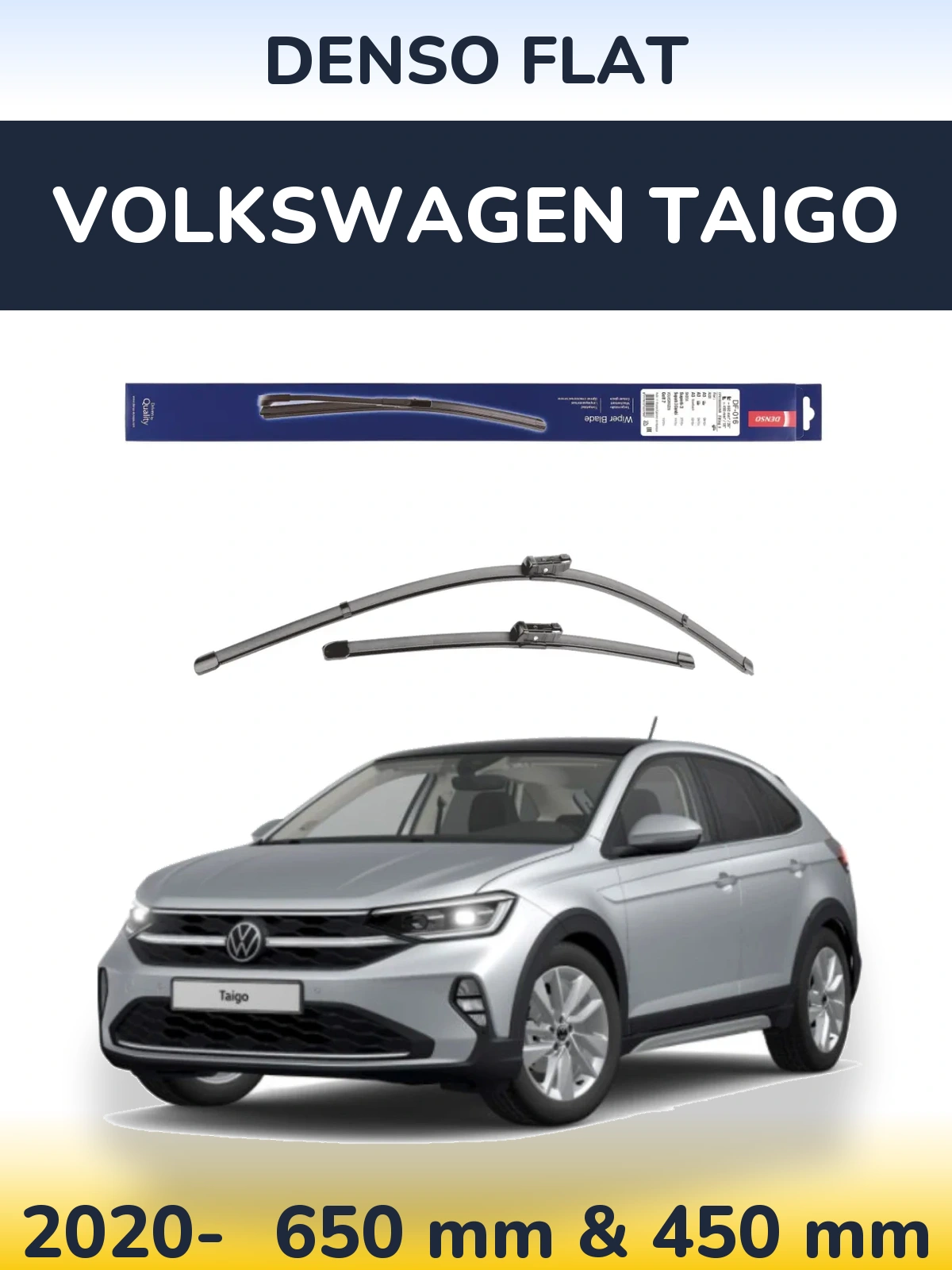 Ștergătoare Denso Flat pentru Volkswagen Taigo