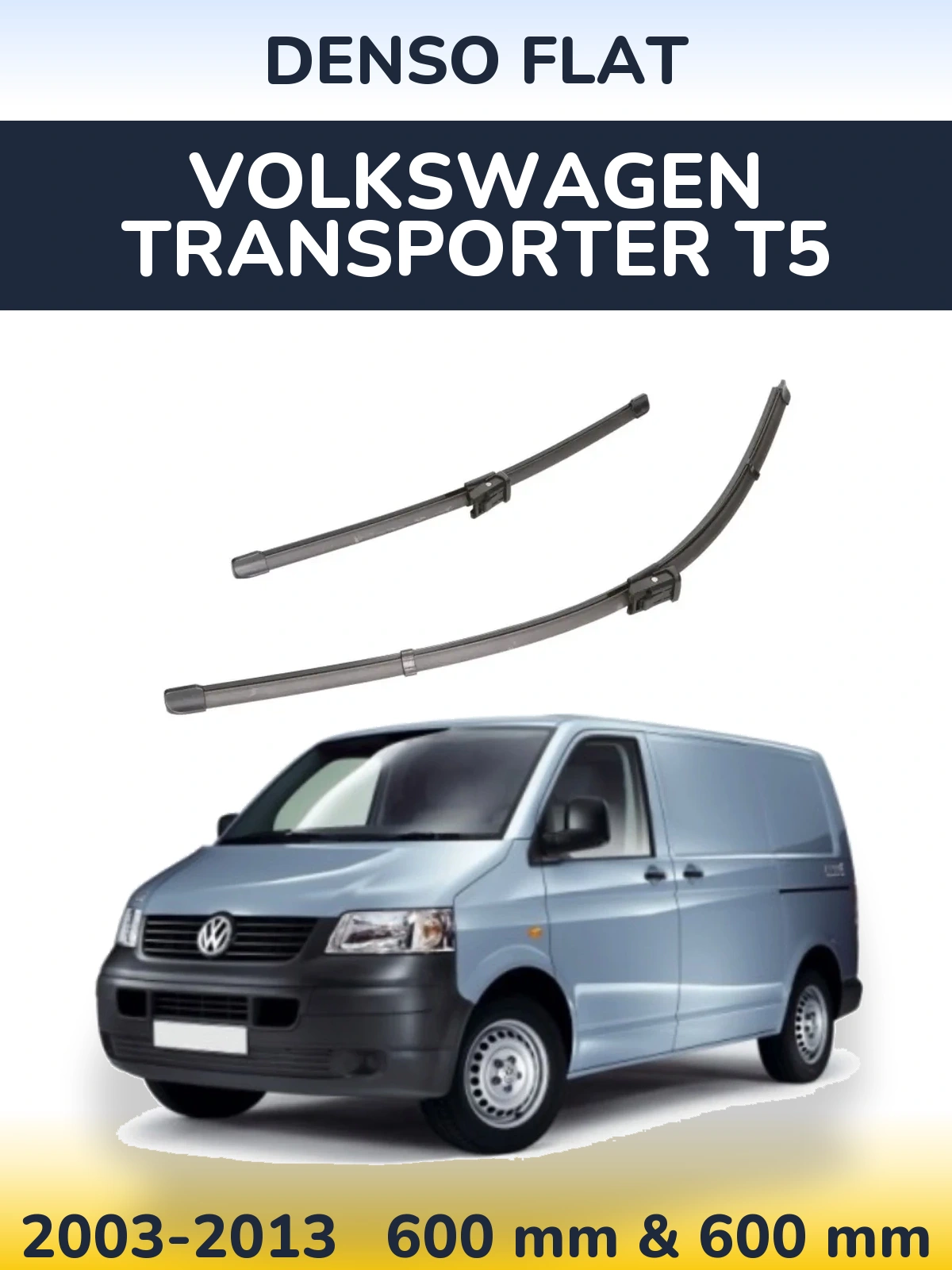 Ștergătoare Denso Flat pentru Volkswagen Transporter T5