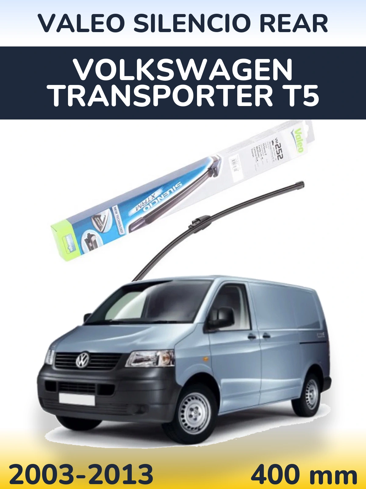 Ștergătoare Valeo Silencio Rear pentru Volkswagen Transporter T5